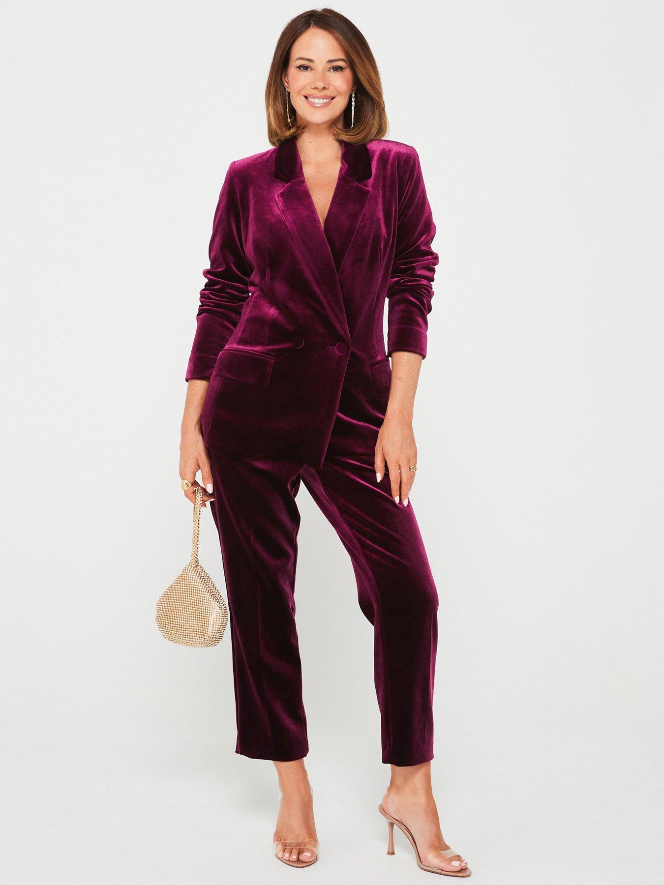 v-by-very-velvet-slim-leg-trouser-burgundyfront