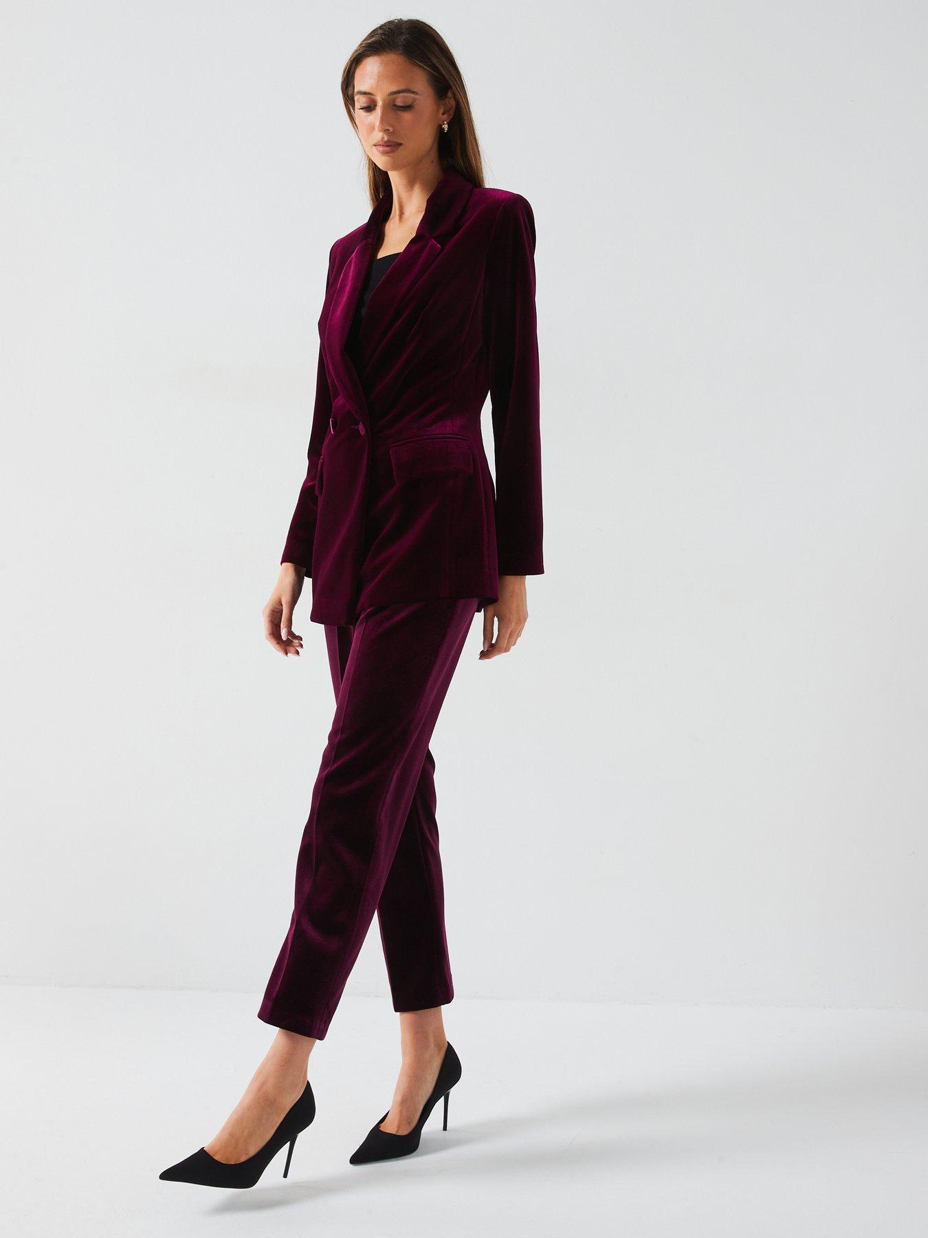 v-by-very-x-carol-byrnenbspvelvet-slim-leg-trouser-burgundyback