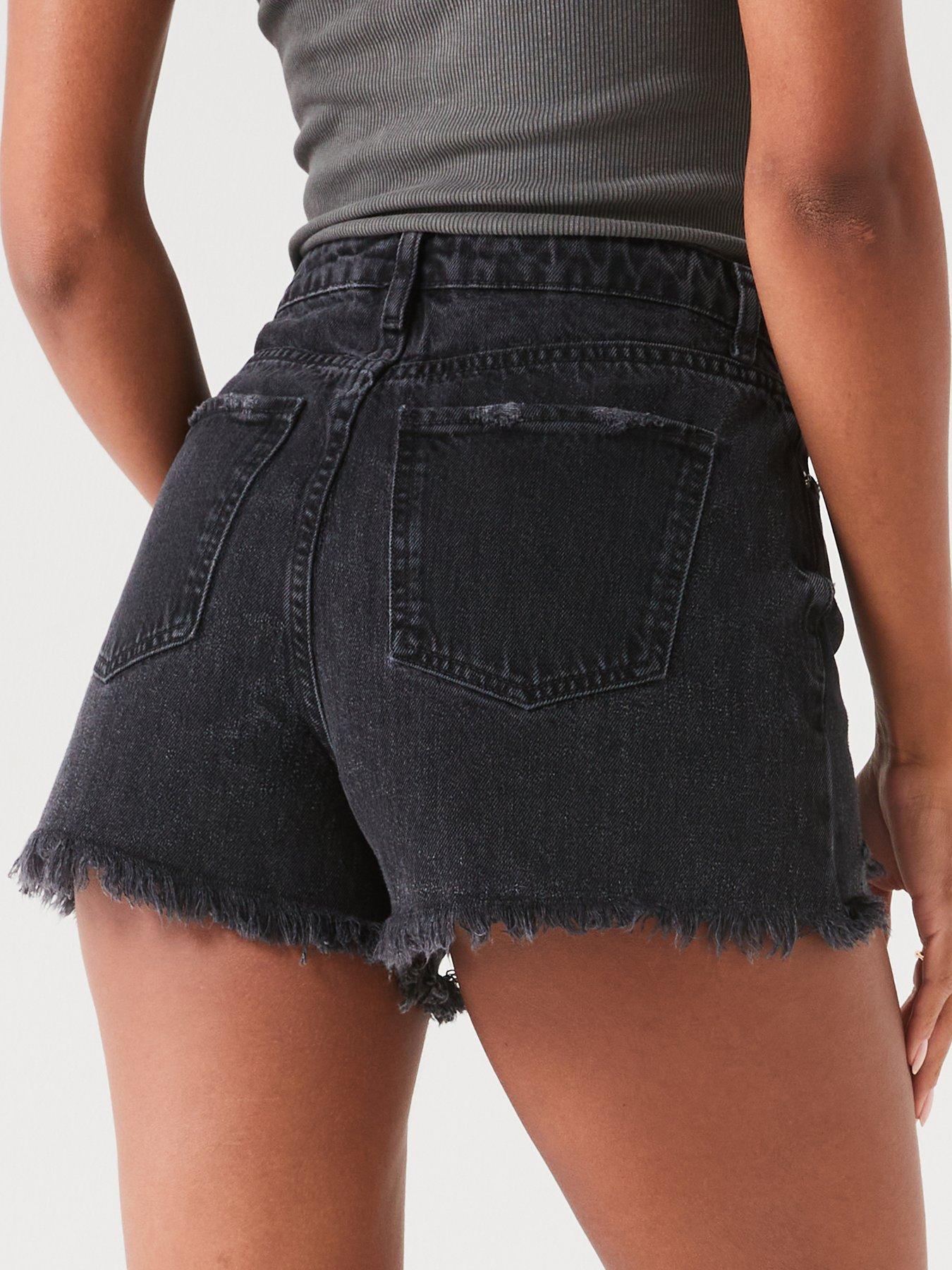 v-by-very-distressed-hem-denim-shorts-blackoutfit