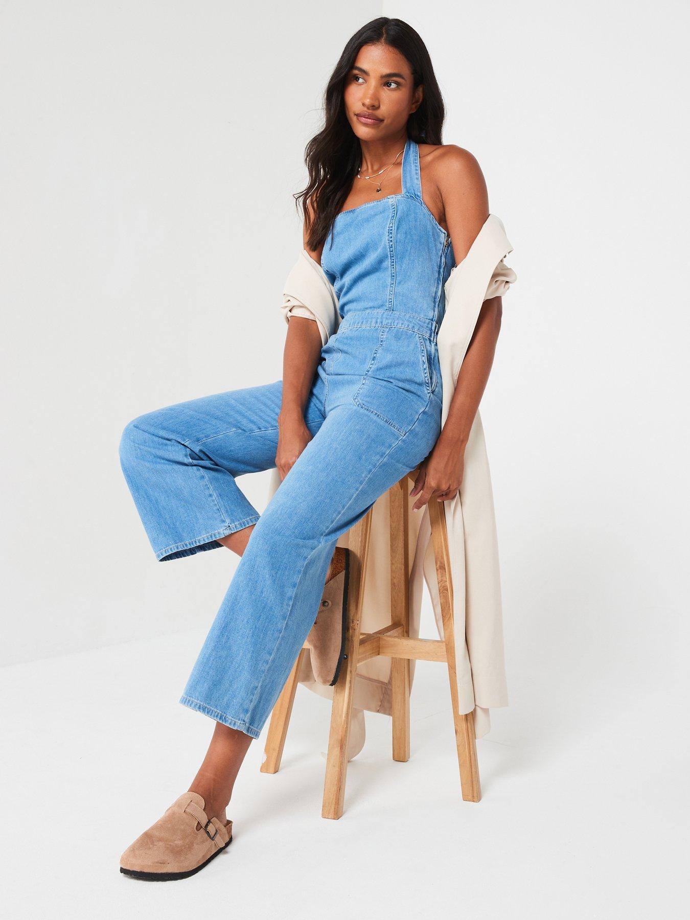 v-by-very-bandeau-denim-jumpsuit-midi-wash