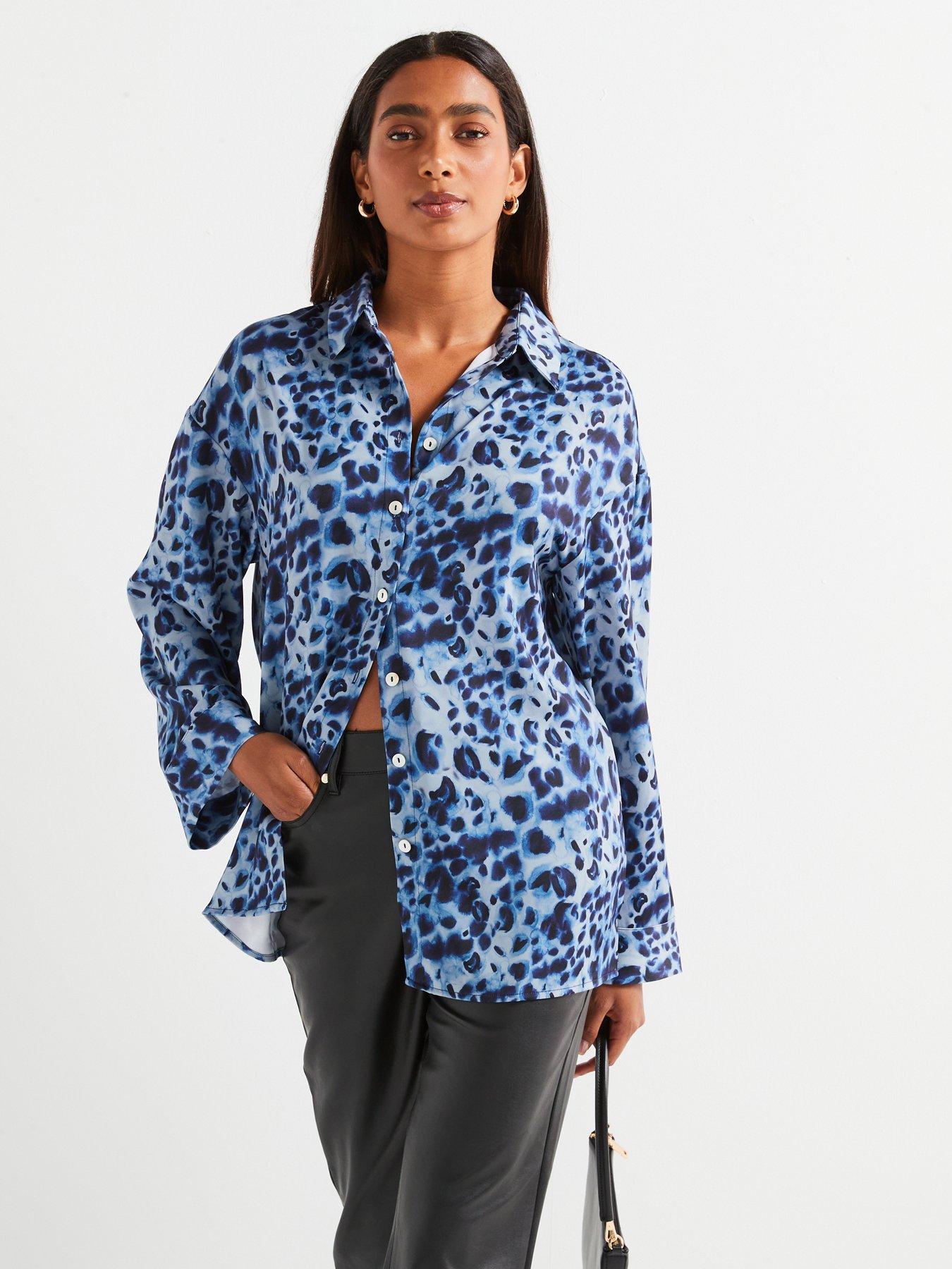 v-by-very-mono-leopard-printed-longline-oversized-shirt-blue