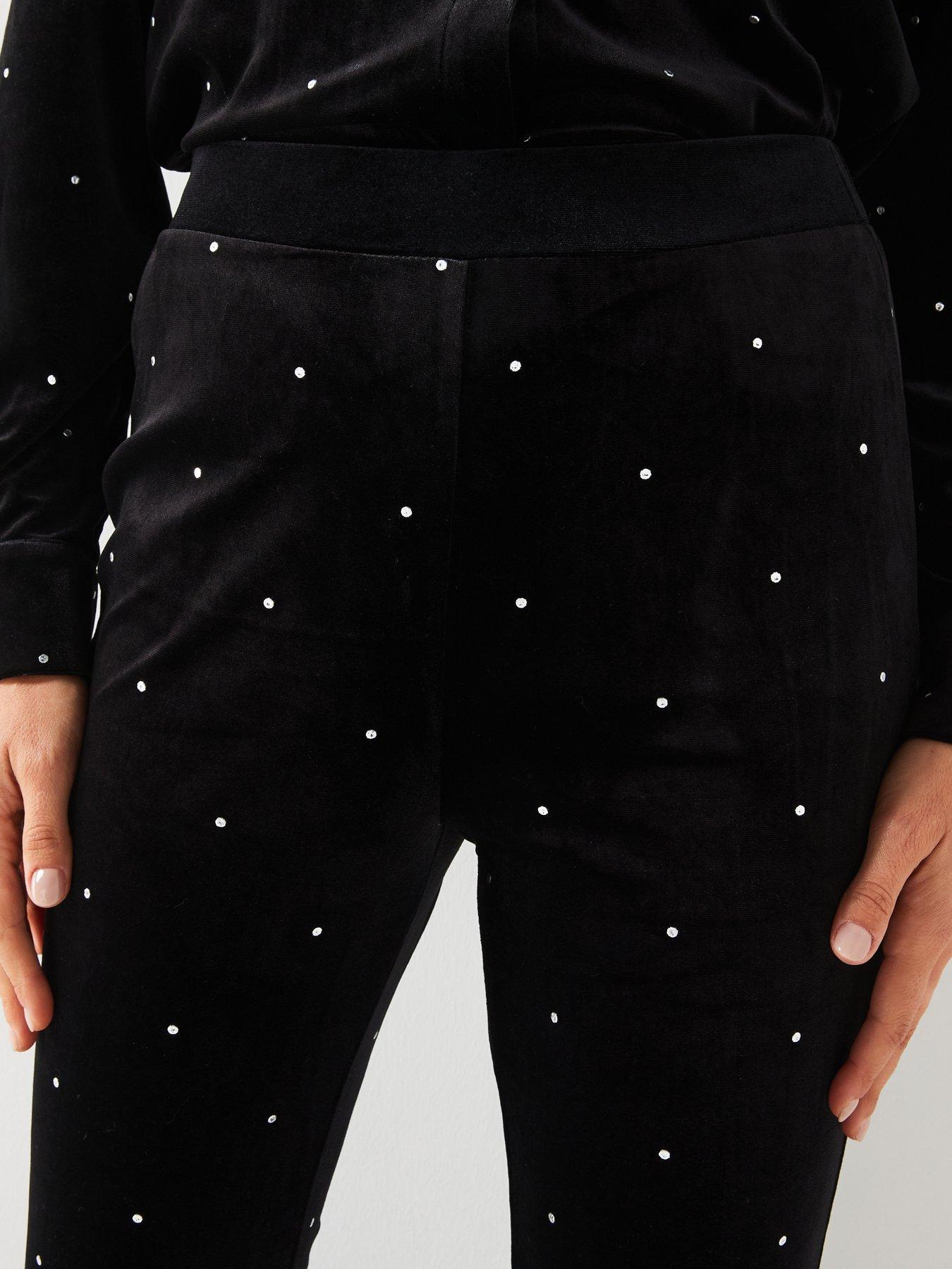 v-by-very-x-carol-byrnenbspstudded-kickflare-trouser-co-ord-blackoutfit