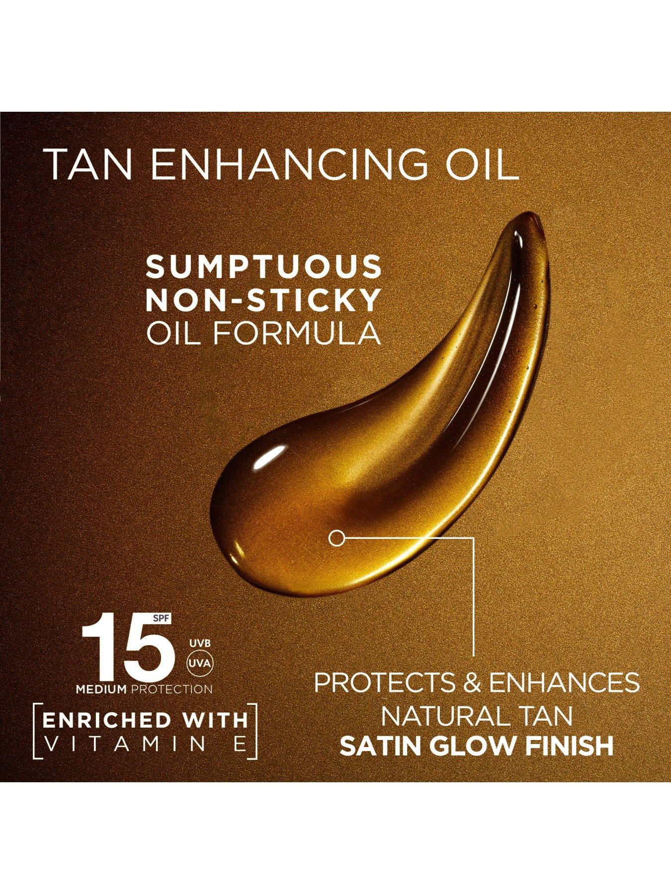 Image 6 of 6 of Garnier Ambre Solaire Ideal Bronze Protective Oil Sun Cream Spray SPF15 150ml