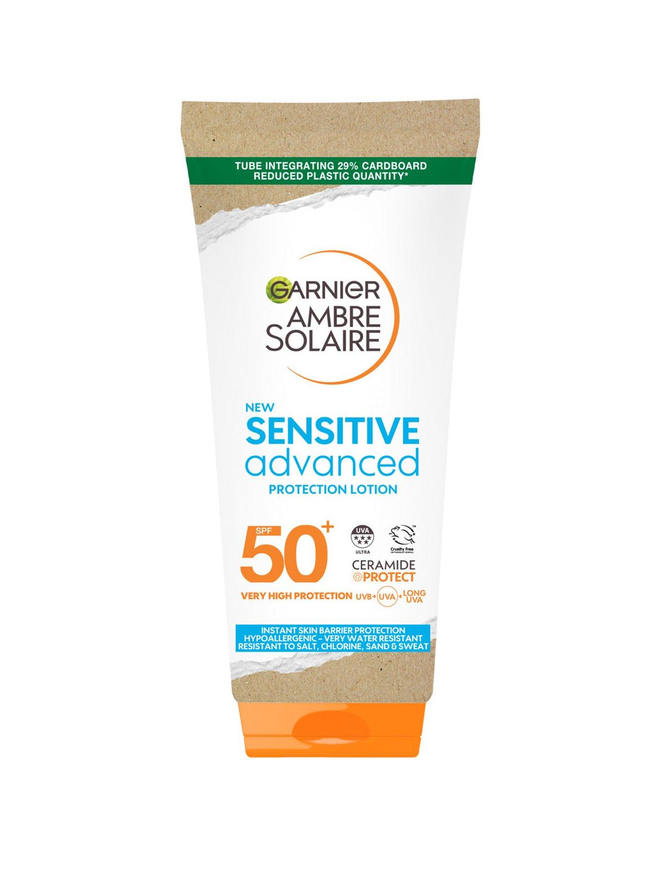 Image of Garnier Ambre Solaire SPF 50+ Sensitive Advanced Hypoallergenic Sun Cream - 175ml