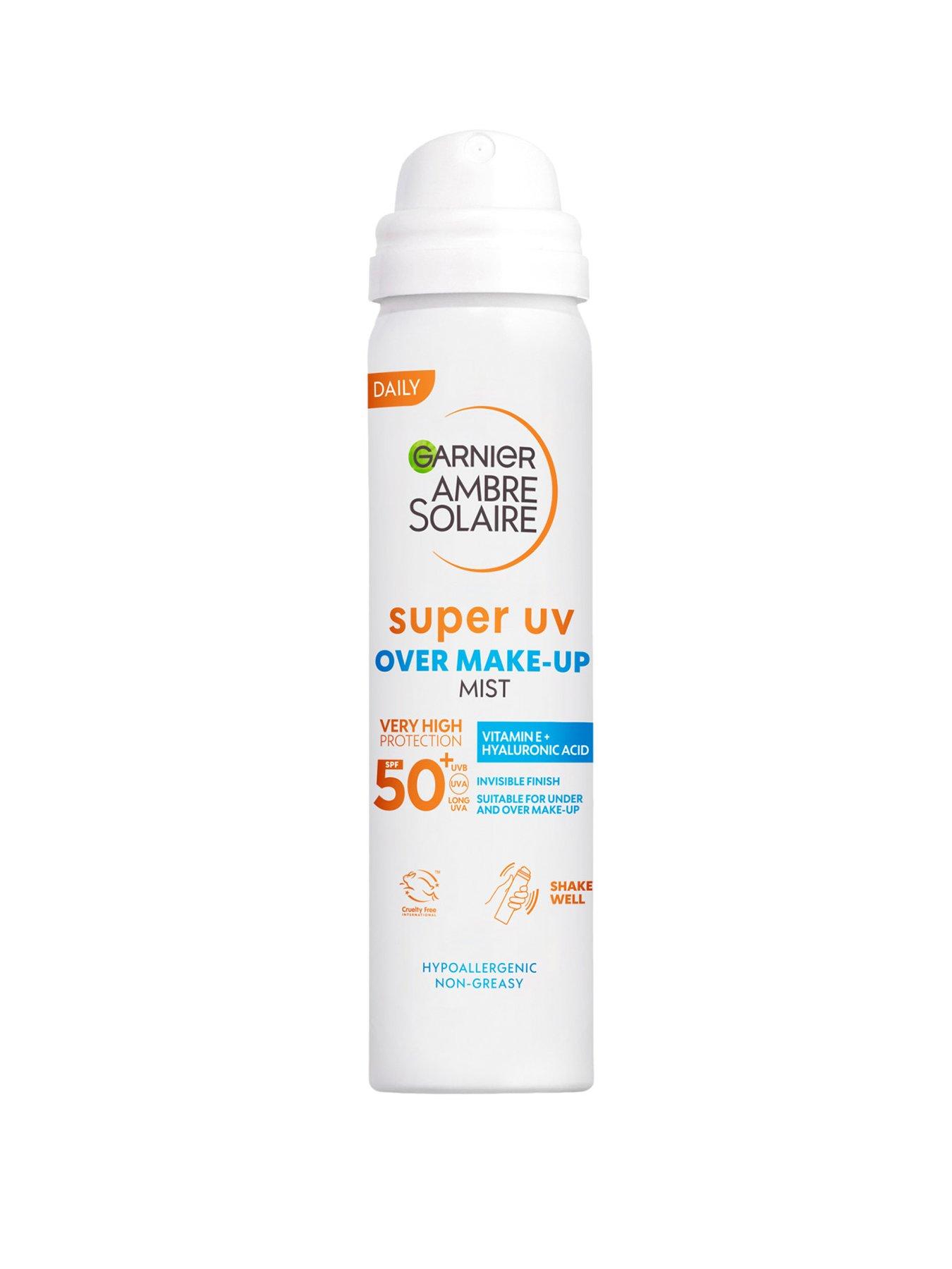 Image 1 of 6 of Garnier Ambre Solaire Over Makeup Super UV Protection Mist SPF50 -&nbsp;75ml
