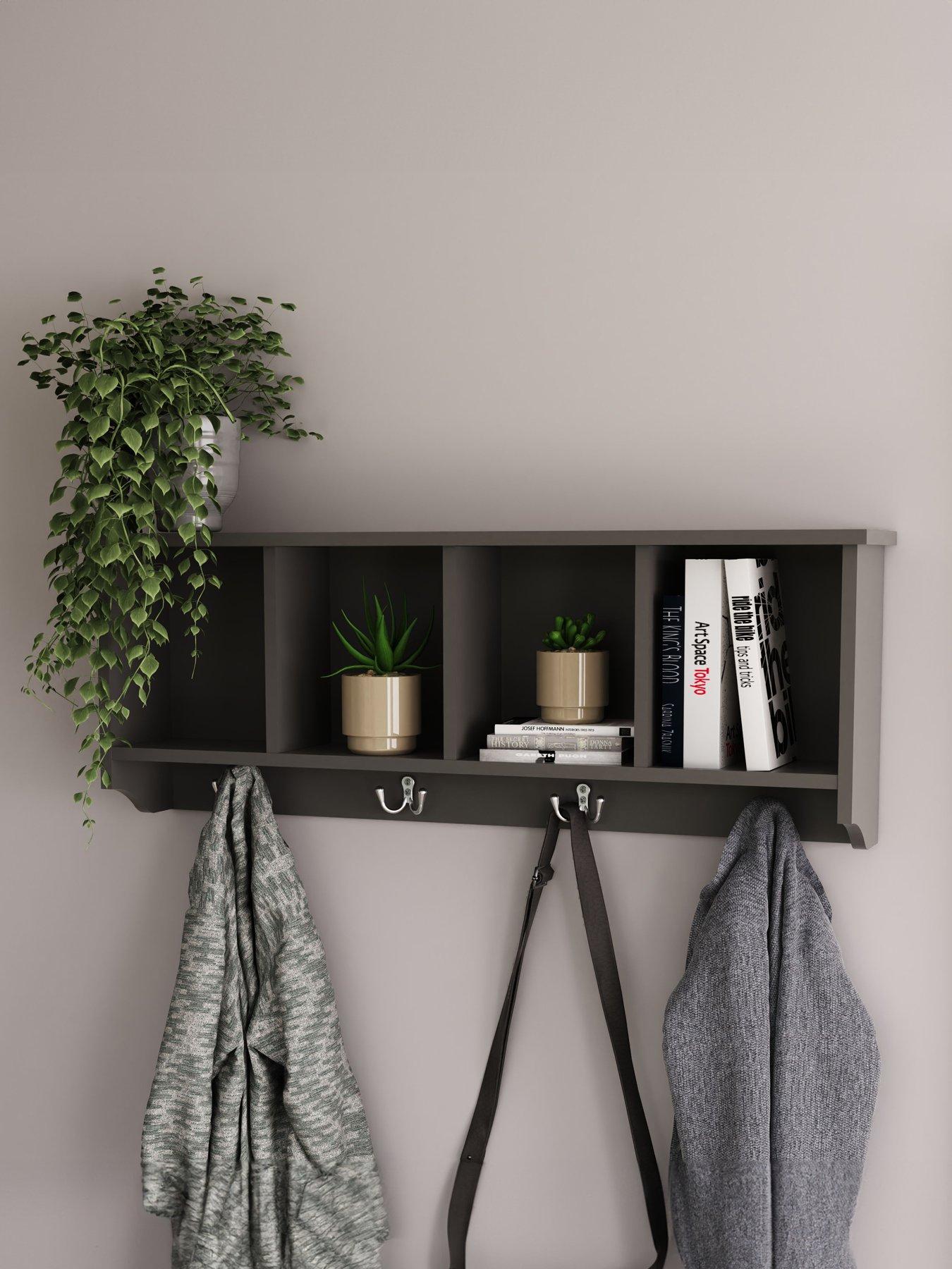 Image 4 of 7 of GFW Kempton Shoe Bench + Wall Rack