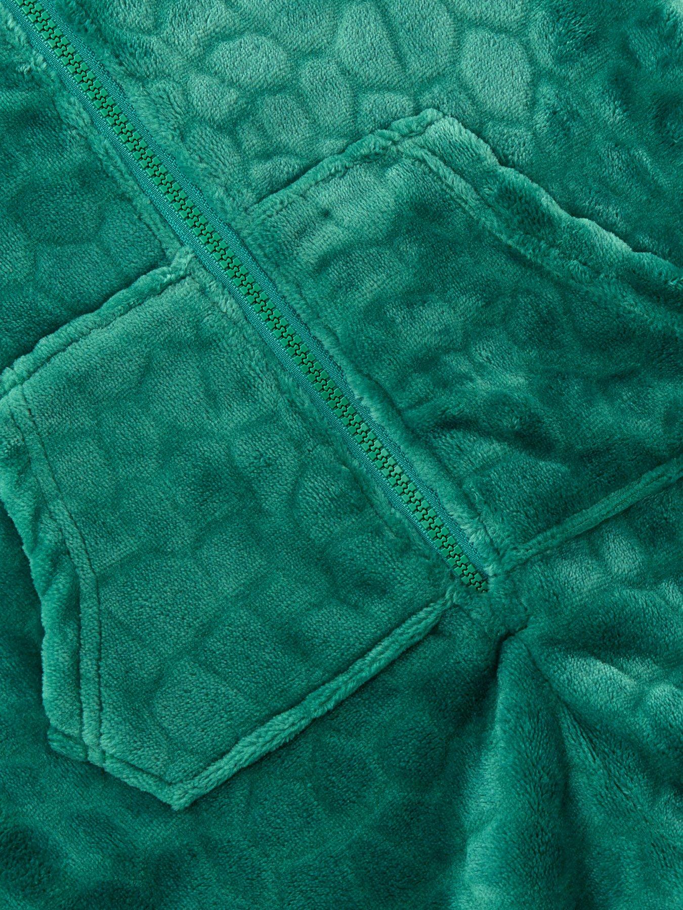 Image 4 of 4 of Mini V by Very Mini V by VeryBoys Dinosaur Fleece All In One - Multi