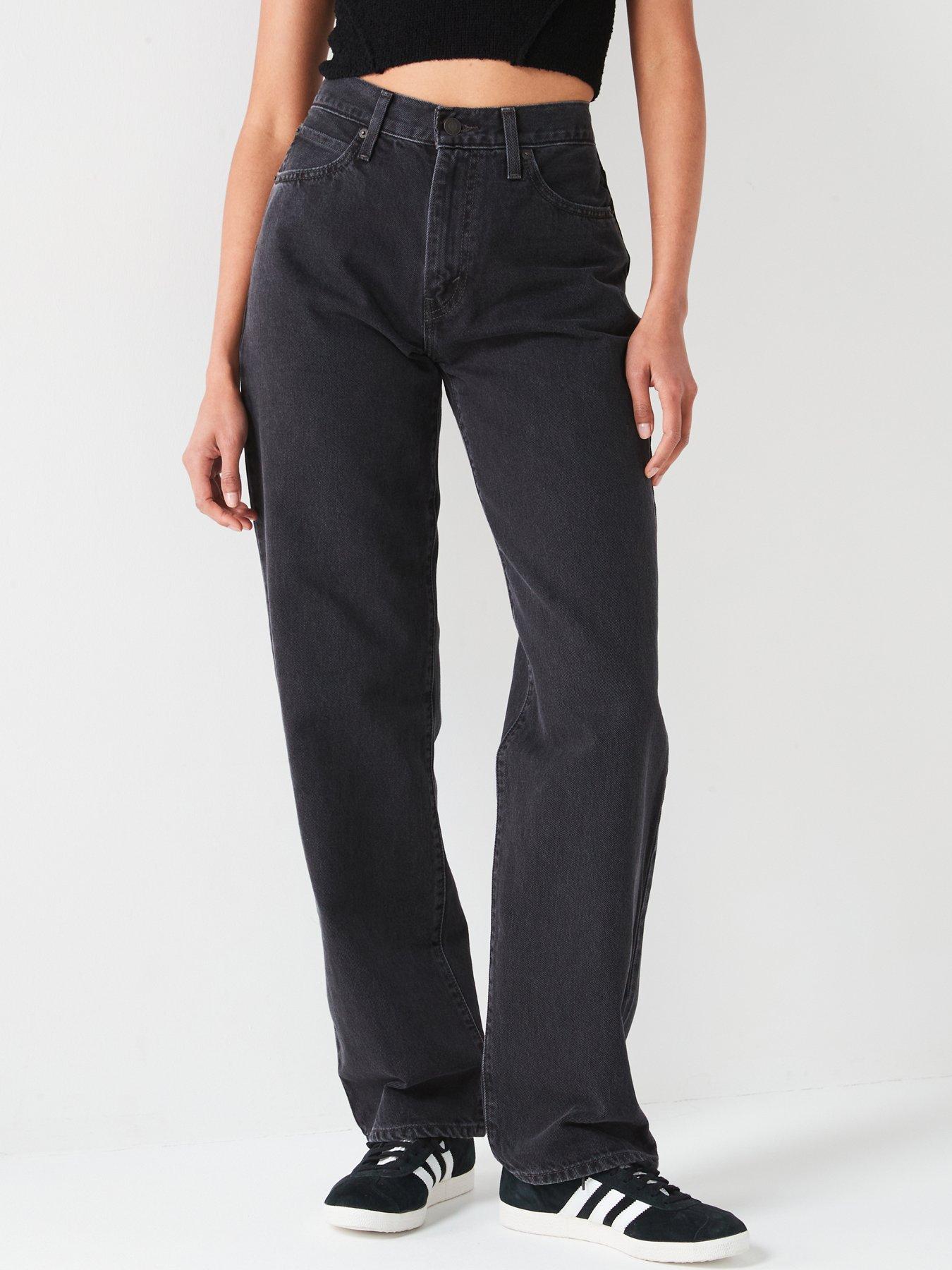 Image 1 of 5 of Levi's 94 Baggy Jeans - Open Mind - Black