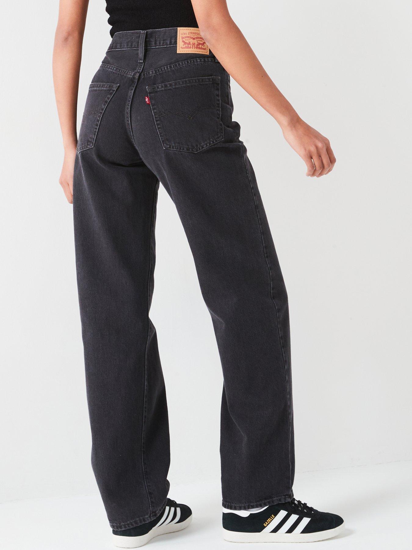 Image 2 of 5 of Levi's 94 Baggy Jeans - Open Mind - Black