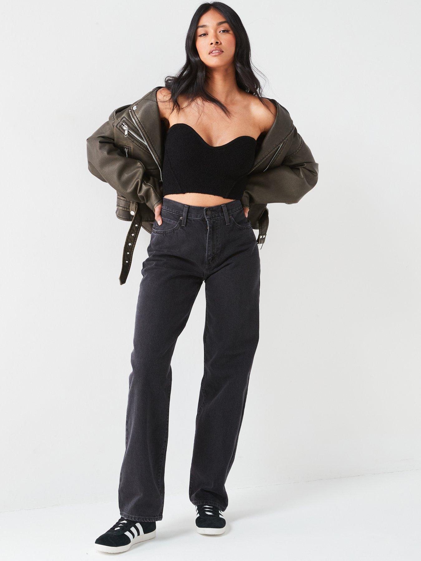 Image 3 of 5 of Levi's 94 Baggy Jeans - Open Mind - Black