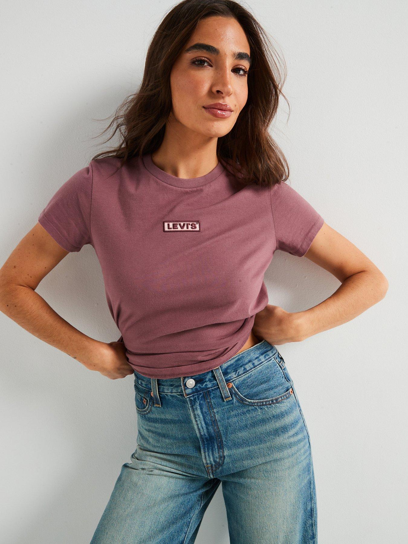 levis-the-perfect-t-shirt-rose-taupe