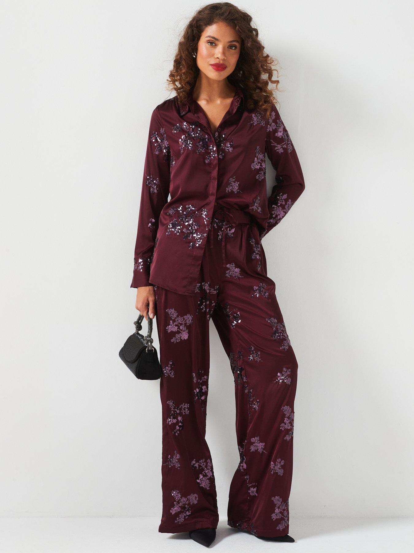 v-by-very-sequin-satin-trouser-co-ord-burgandyback