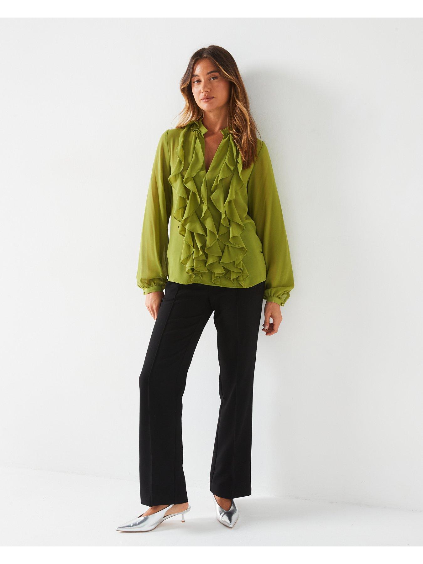 v-by-very-extreme-ruffle-blouse-greenback