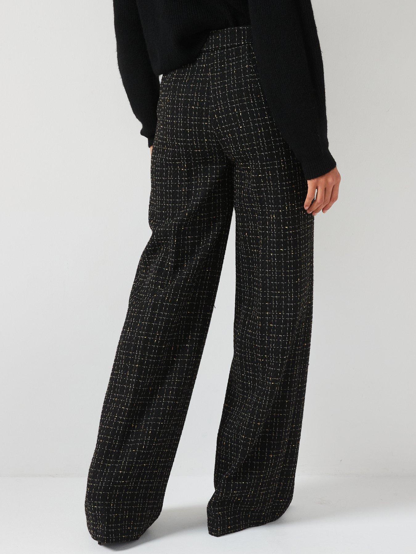 v-by-very-boucle-wide-leg-trouser-blackstillFront