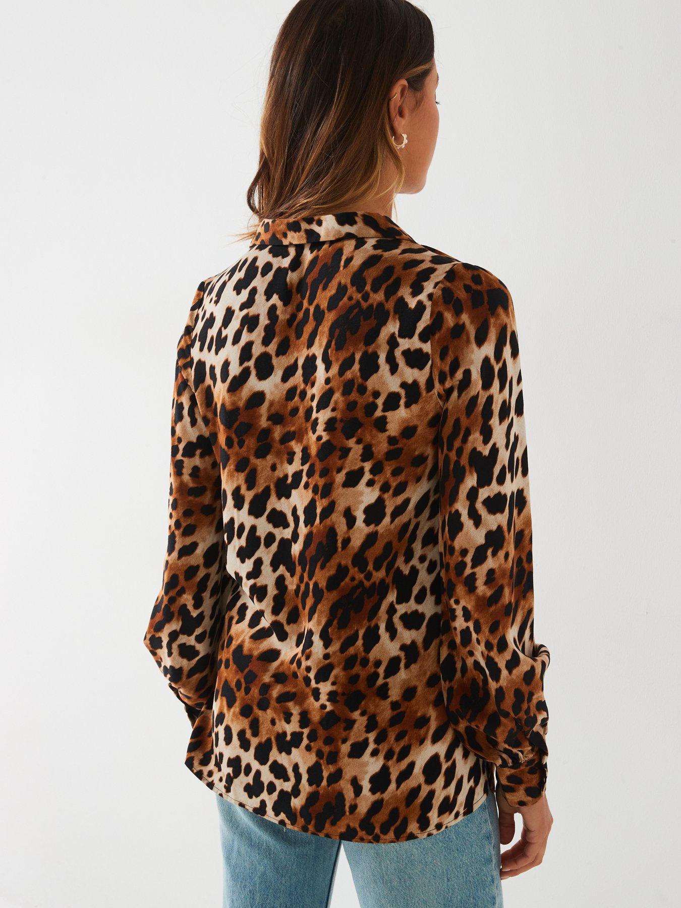 v-by-very-lace-trim-shirt-animal-printstillFront