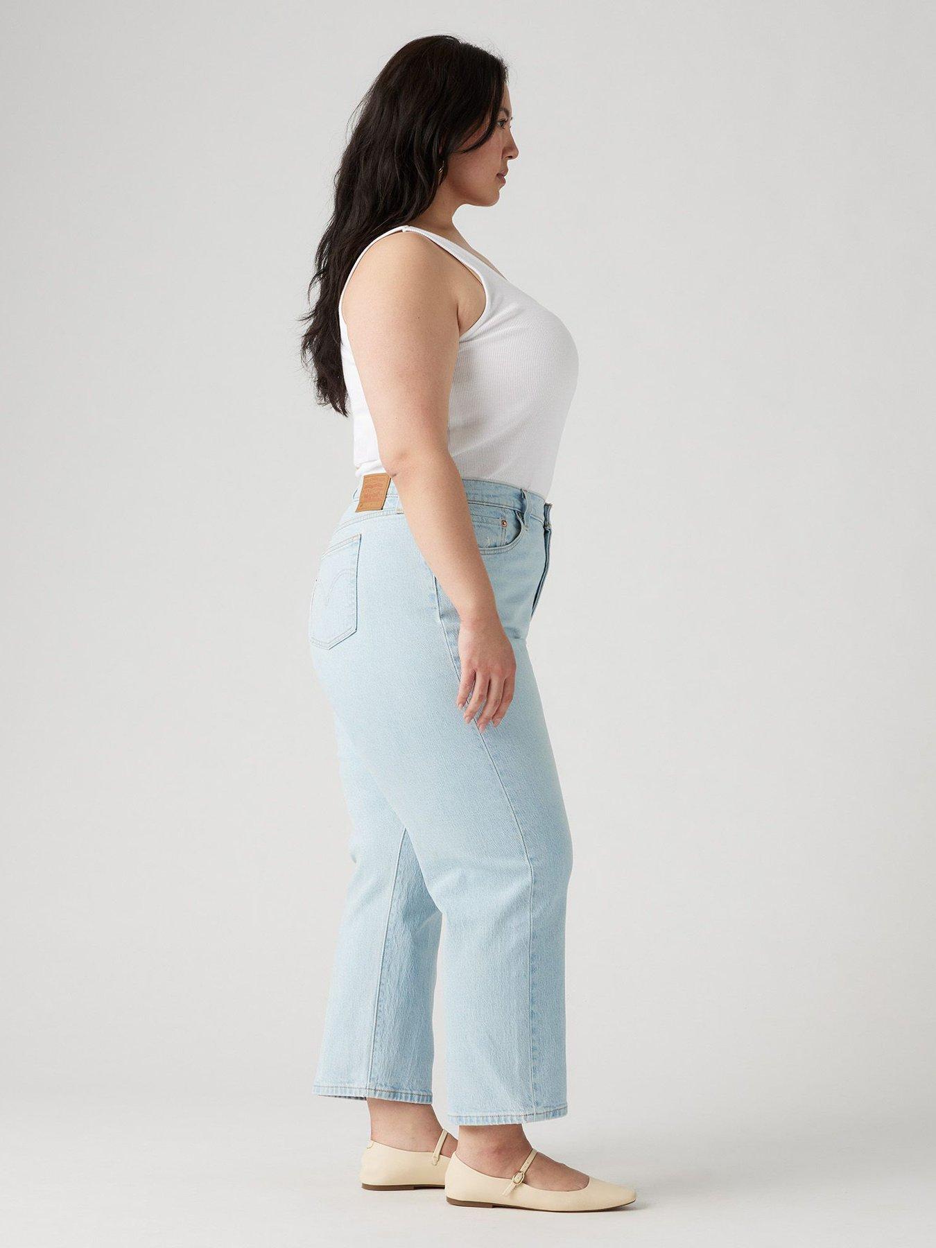 Image 4 of 4 of Levi's Plus 501&reg; Original Cropped Jeans (plus Size) - Wow Me Over Plus - Blue
