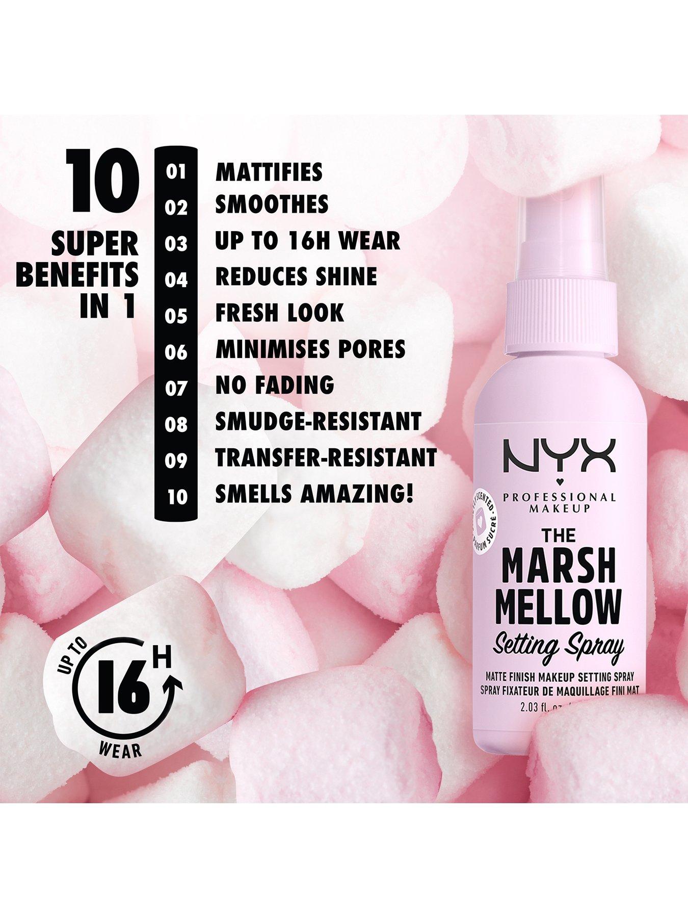 Image 3 of 8 of NYX PROFESSIONAL MAKEUP NYX Professional Makeup Marshmellow Matte Setting Spray