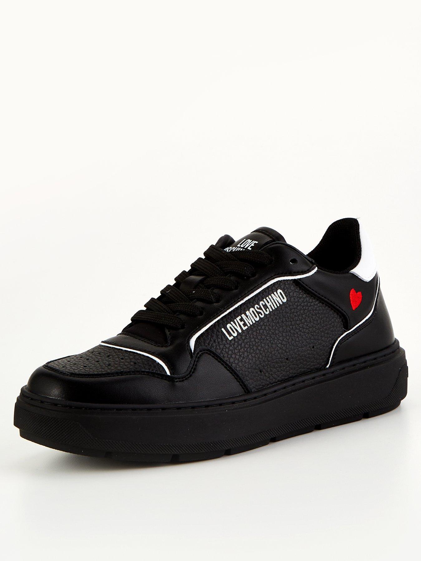 love-moschino-logonbsprunner-trainers-blackstillFront