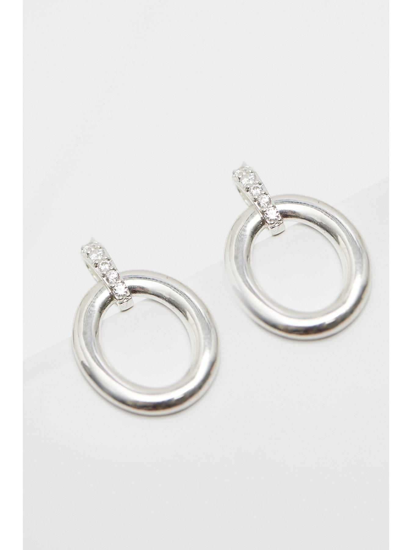 simply-silver-sterling-silver-925-polished-oval-link-drop-earringsstillFront