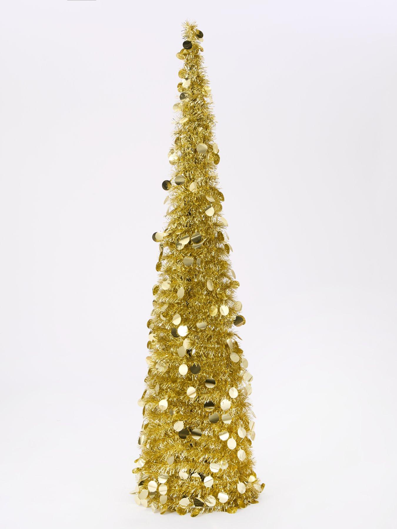 three-kings-180-cm-pop-up-tinsel-christmas-tree-goldstillFront