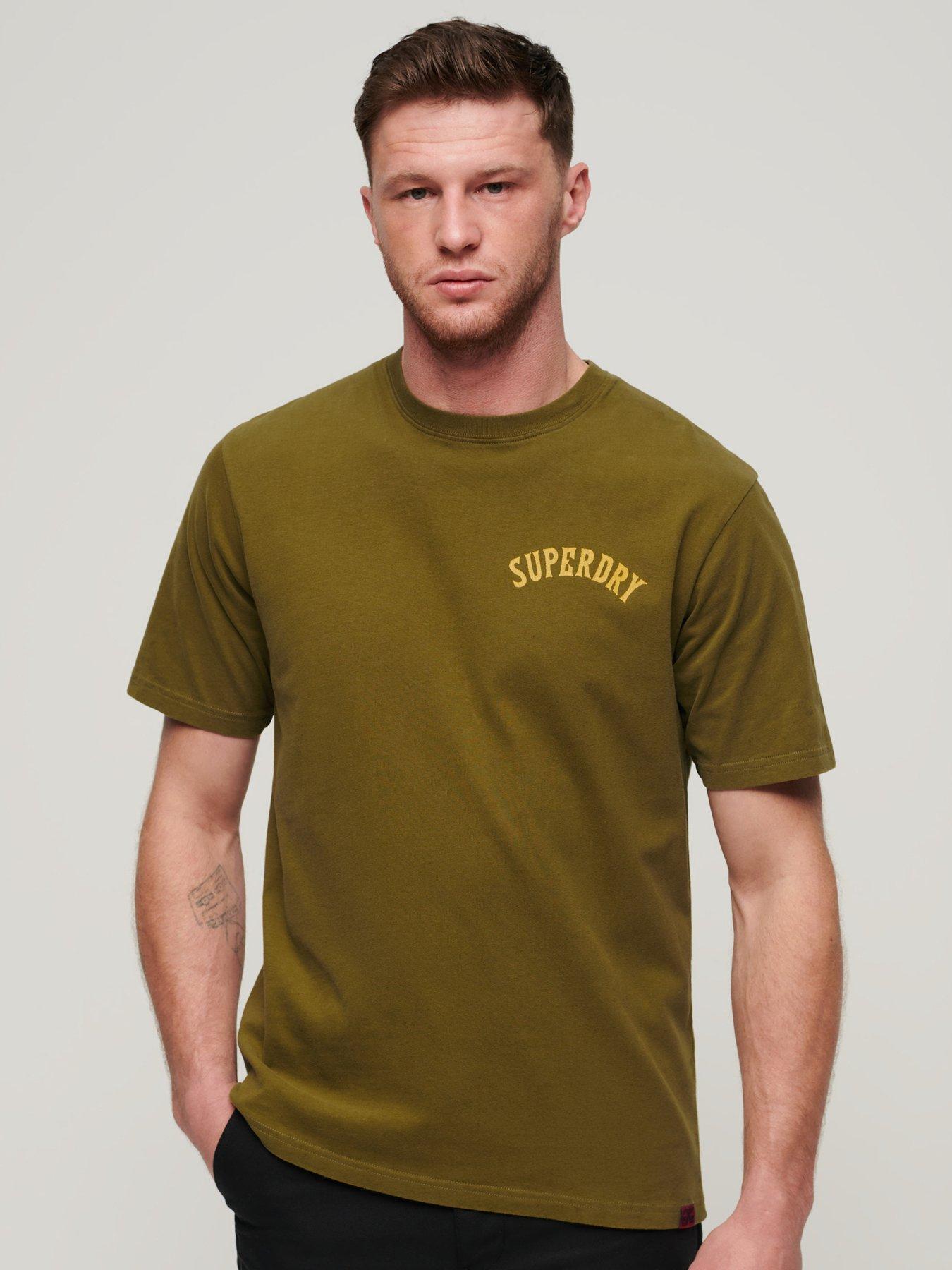 Barbour Short Sleeve Fly Fishing Logo T-Shirt - Khaki