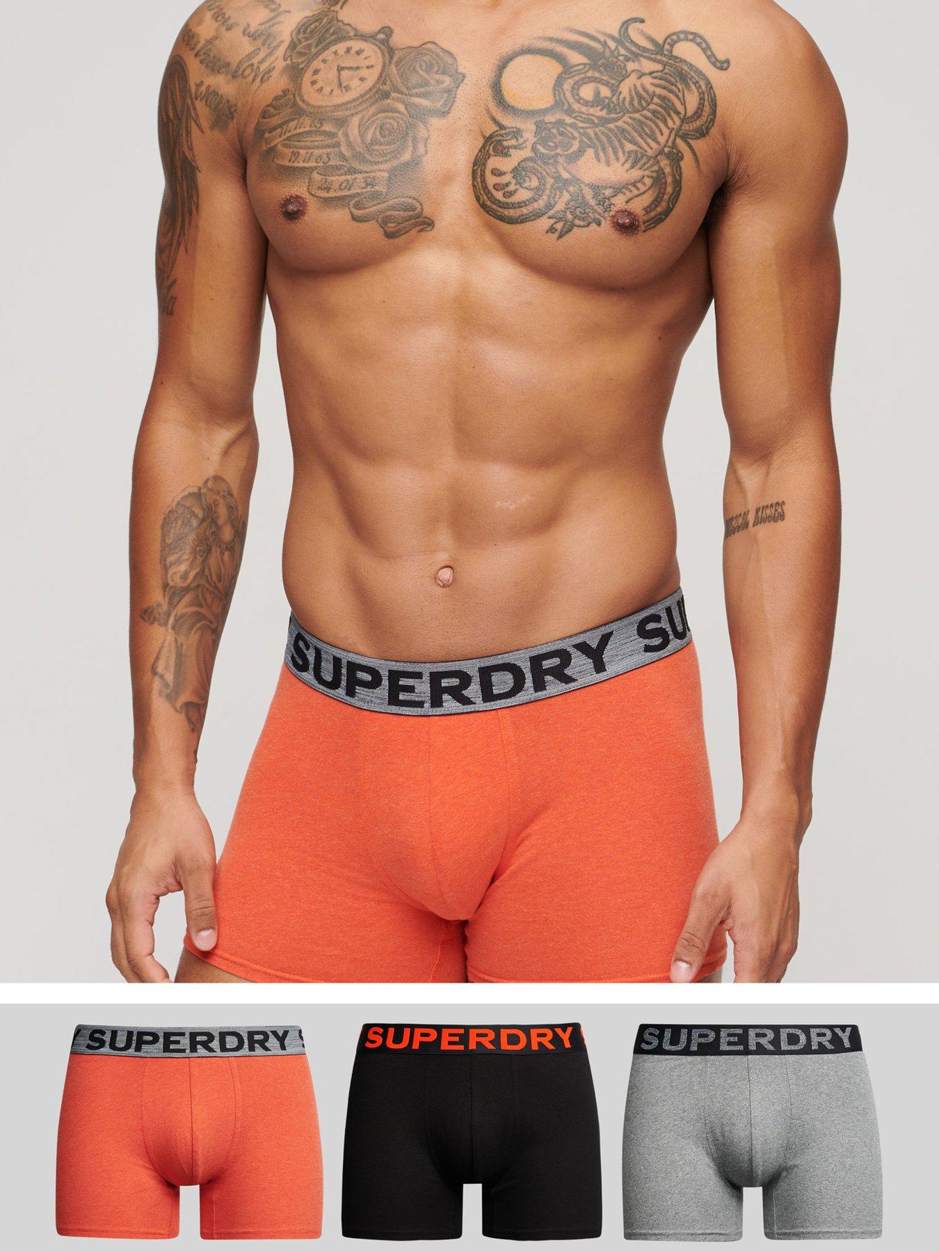 undefined Superdry 3-Pack Logo Waistband Boxers - Multi