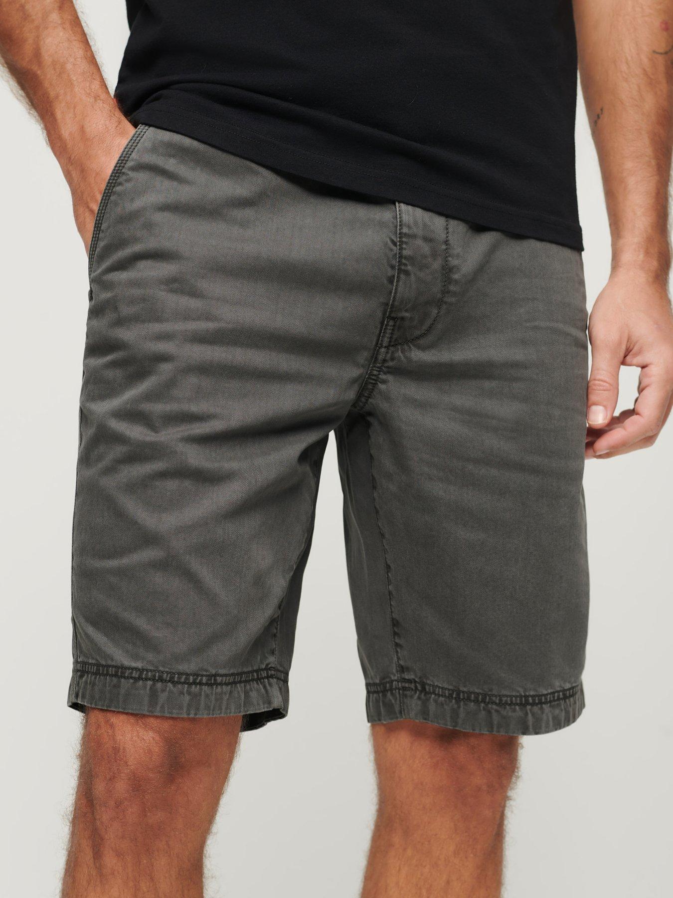 undefined Superdry Vintage Chino Shorts - Dark Grey