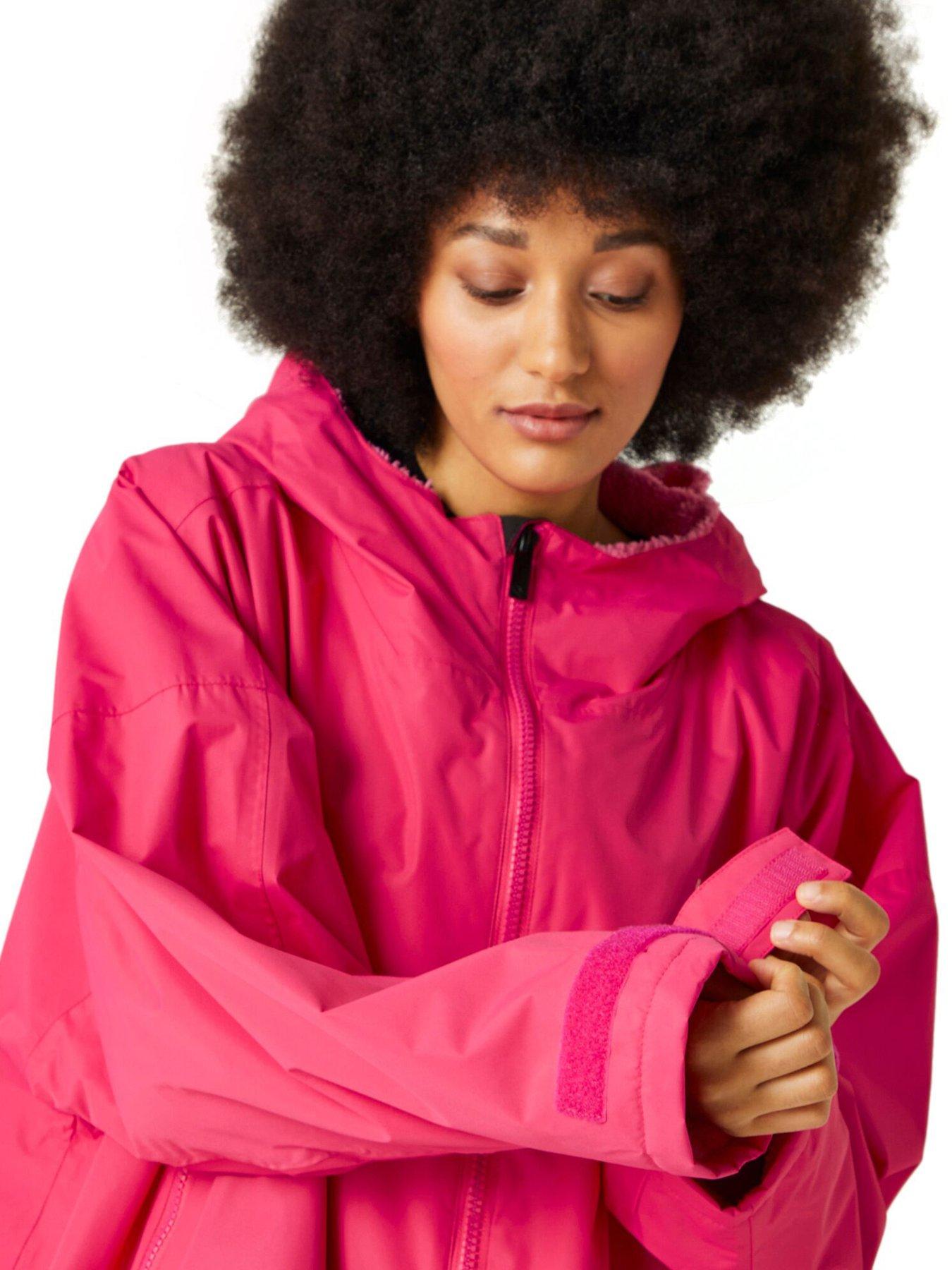 regatta-adult-waterproof-robe-pink-potionback