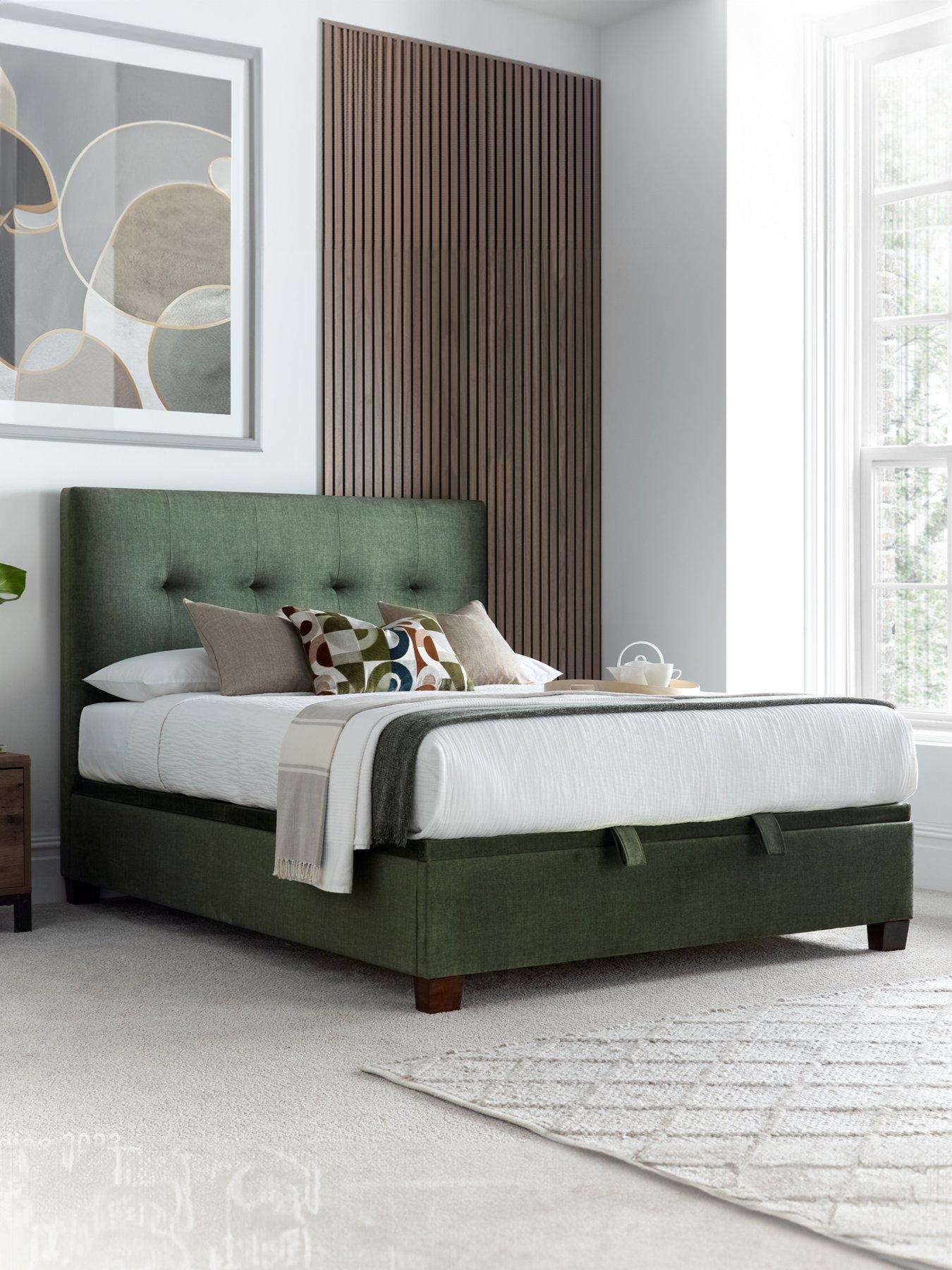 Image of Very Home Reeves Ottoman Bed with Mattress Options (Buy and SAVE!)