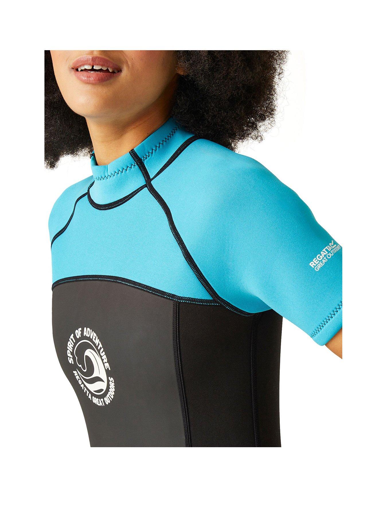 Image 2 of 7 of Regatta Womens Shorty, Lightweight&nbsp;Wetsuit - Tahoe/Black