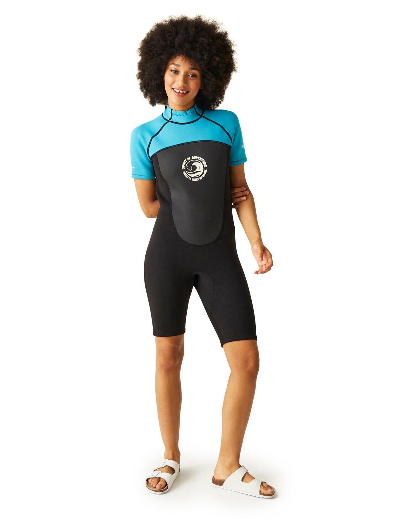 Image 3 of 7 of Regatta Womens Shorty, Lightweight&nbsp;Wetsuit - Tahoe/Black