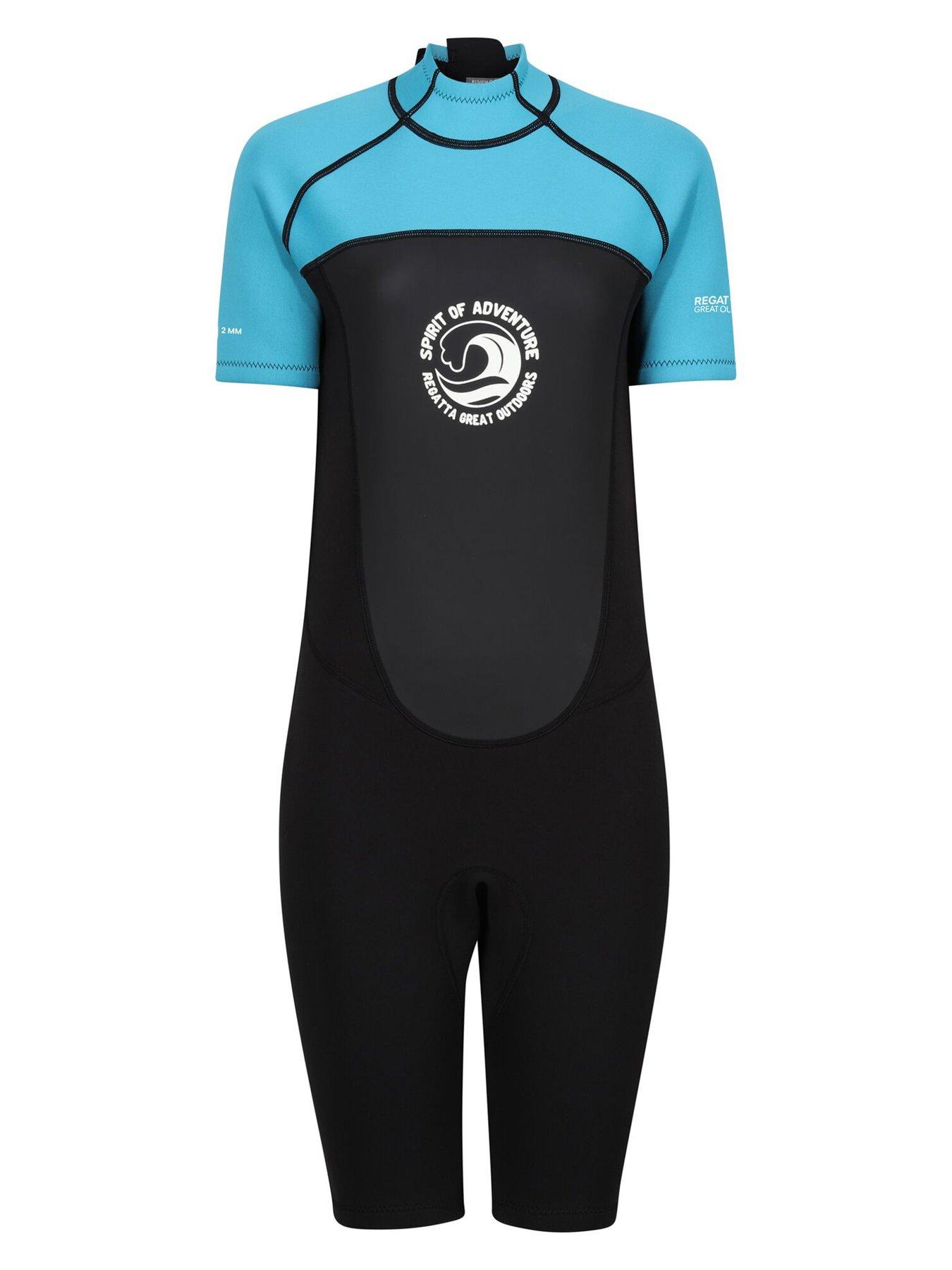 Image 5 of 7 of Regatta Womens Shorty, Lightweight&nbsp;Wetsuit - Tahoe/Black