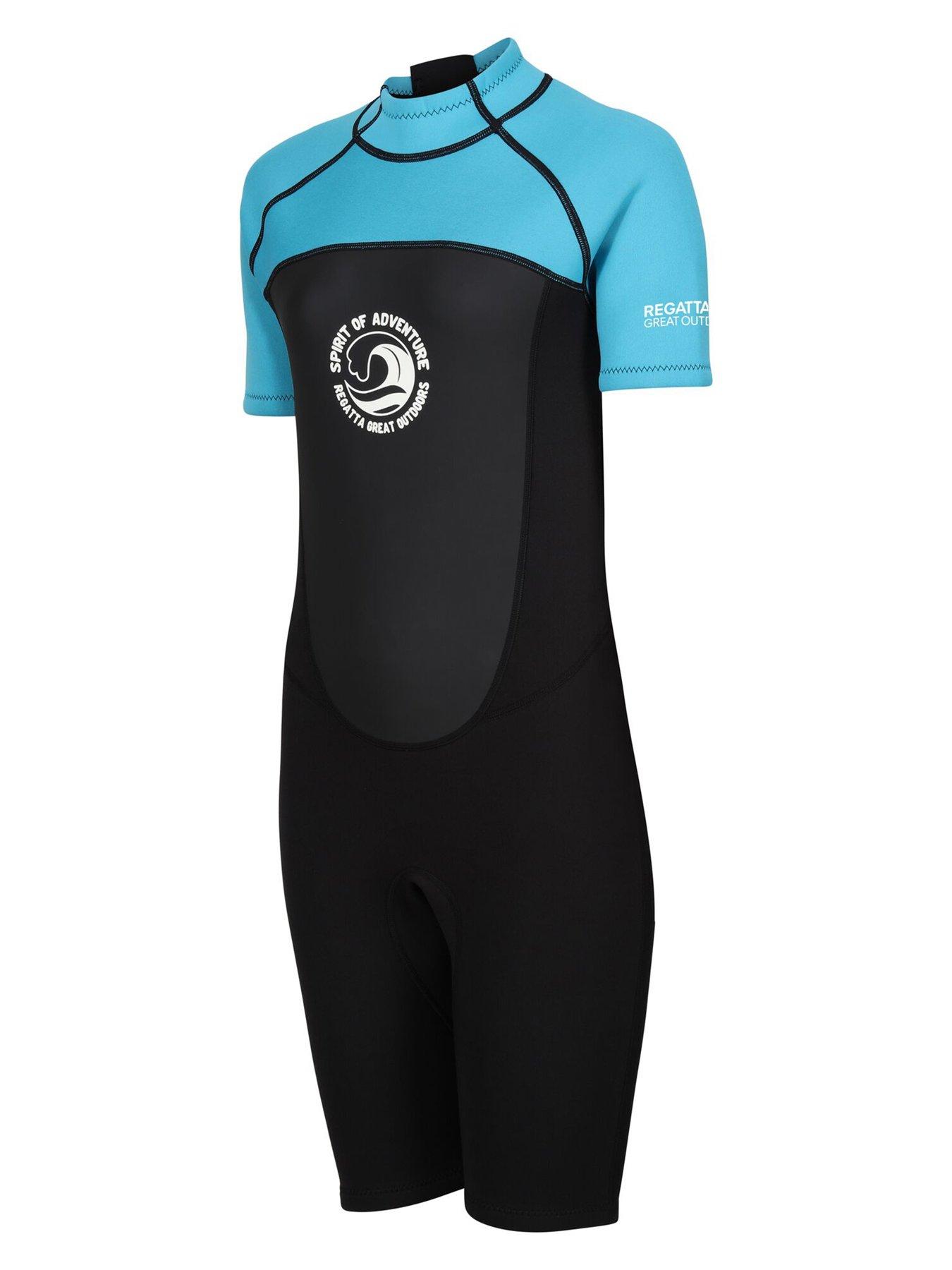 Image 6 of 7 of Regatta Womens Shorty, Lightweight&nbsp;Wetsuit - Tahoe/Black