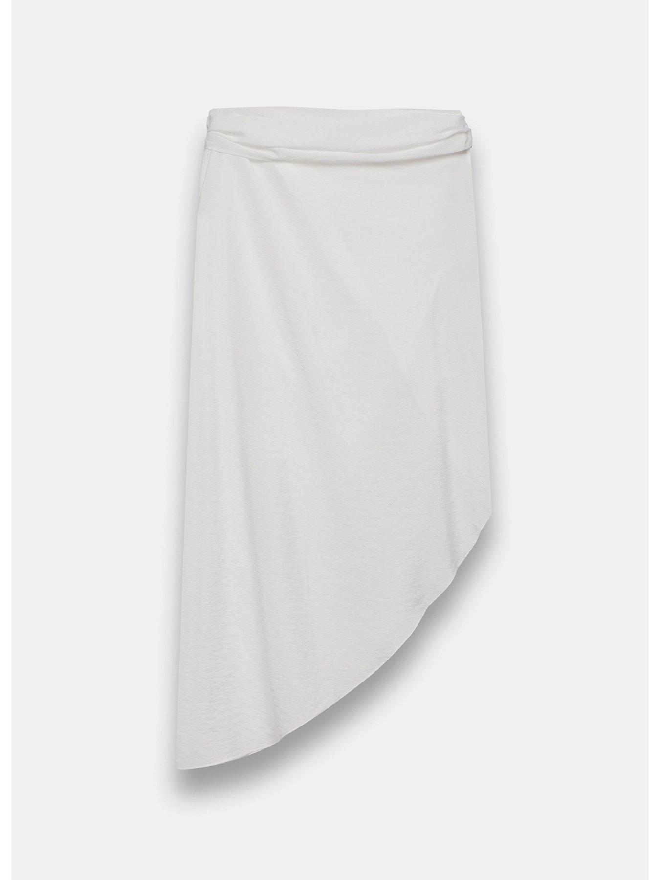 Image 5 of 5 of Mint Velvet White With Gold Trim Sarong