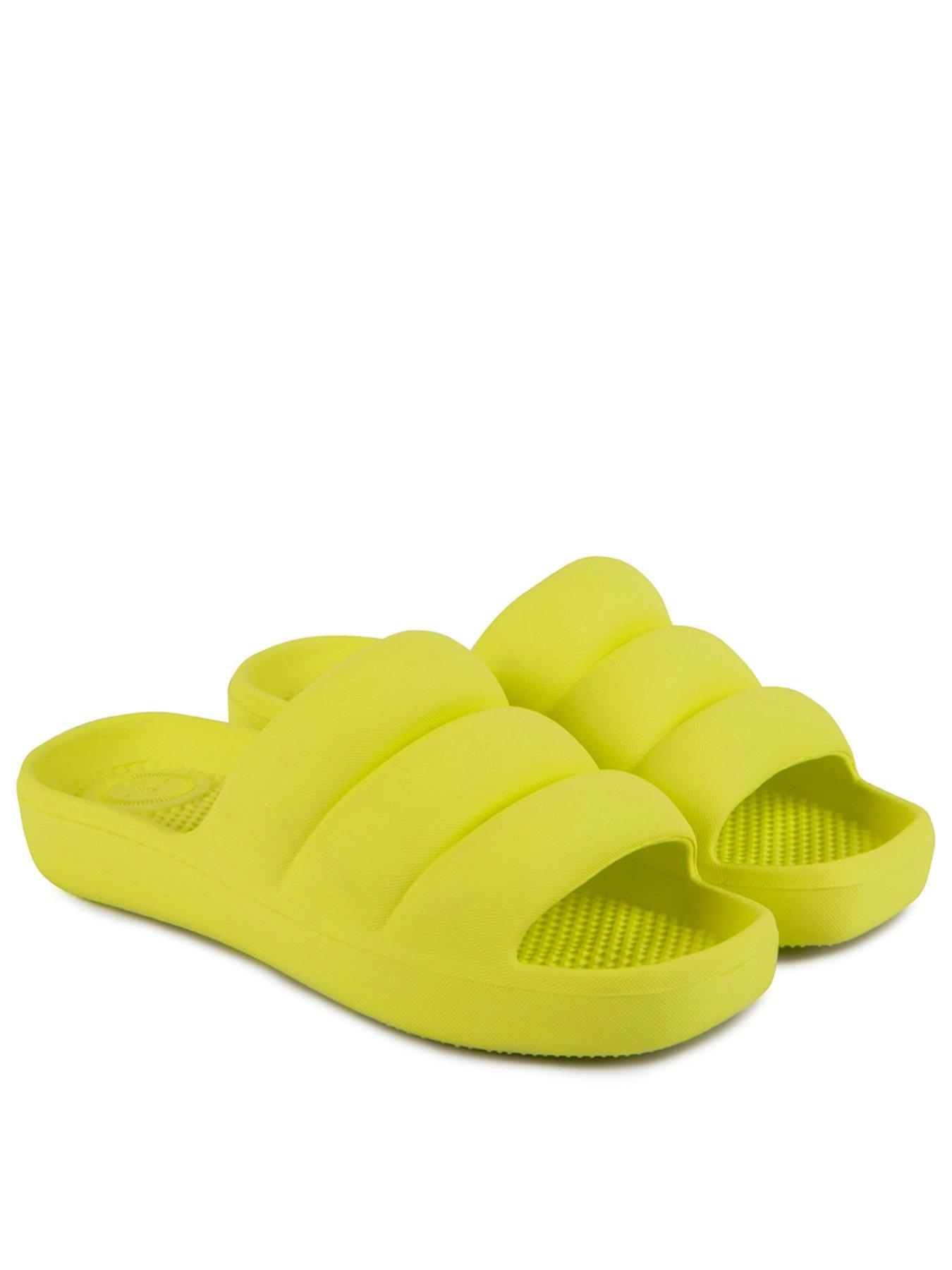 TOTES Totes Solbounce Moulded Puffy Slide - Lime
