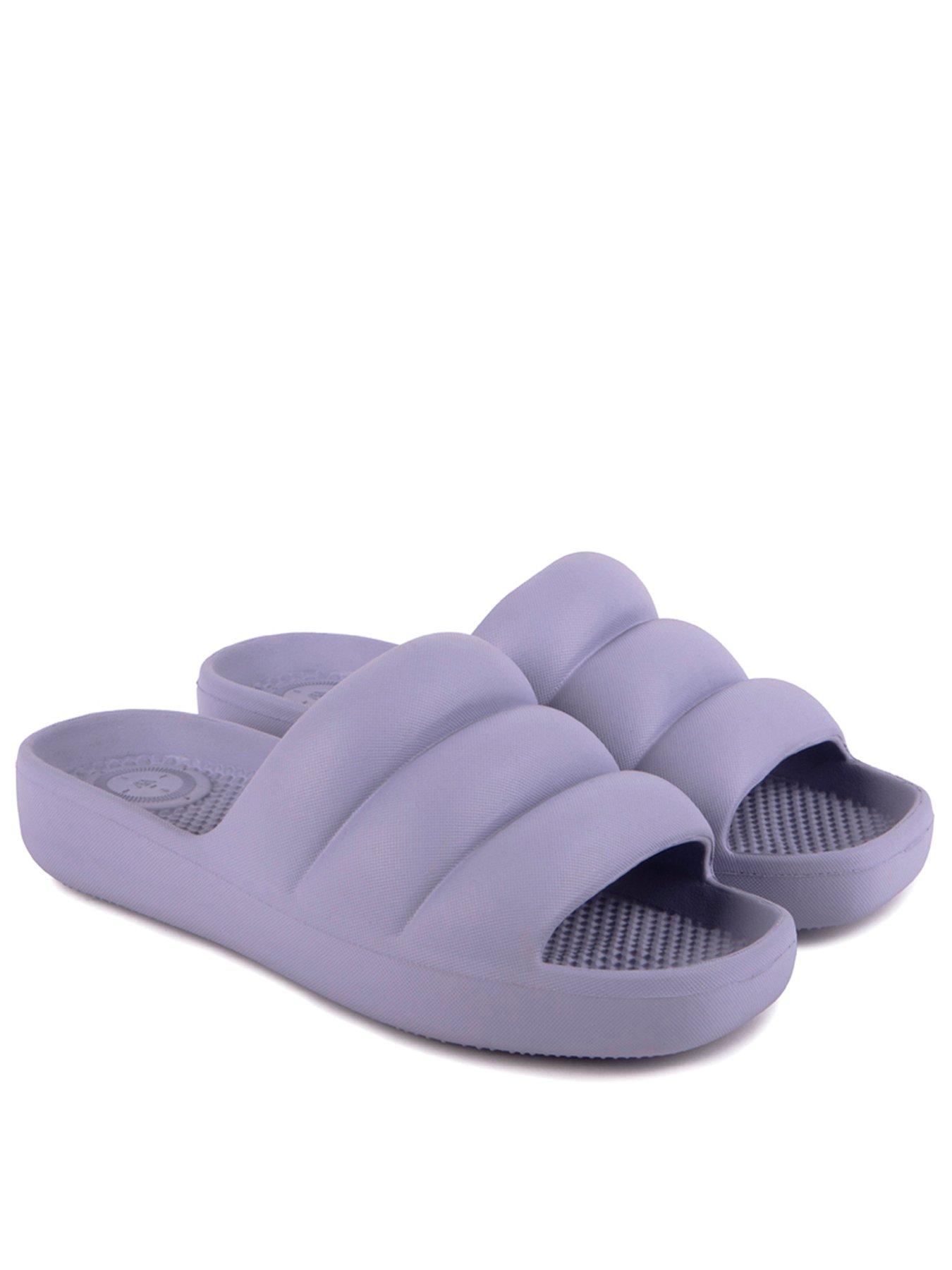 Image 1 of 6 of TOTES Totes Solbounce Moulded Puffy Slide - Periwinkle