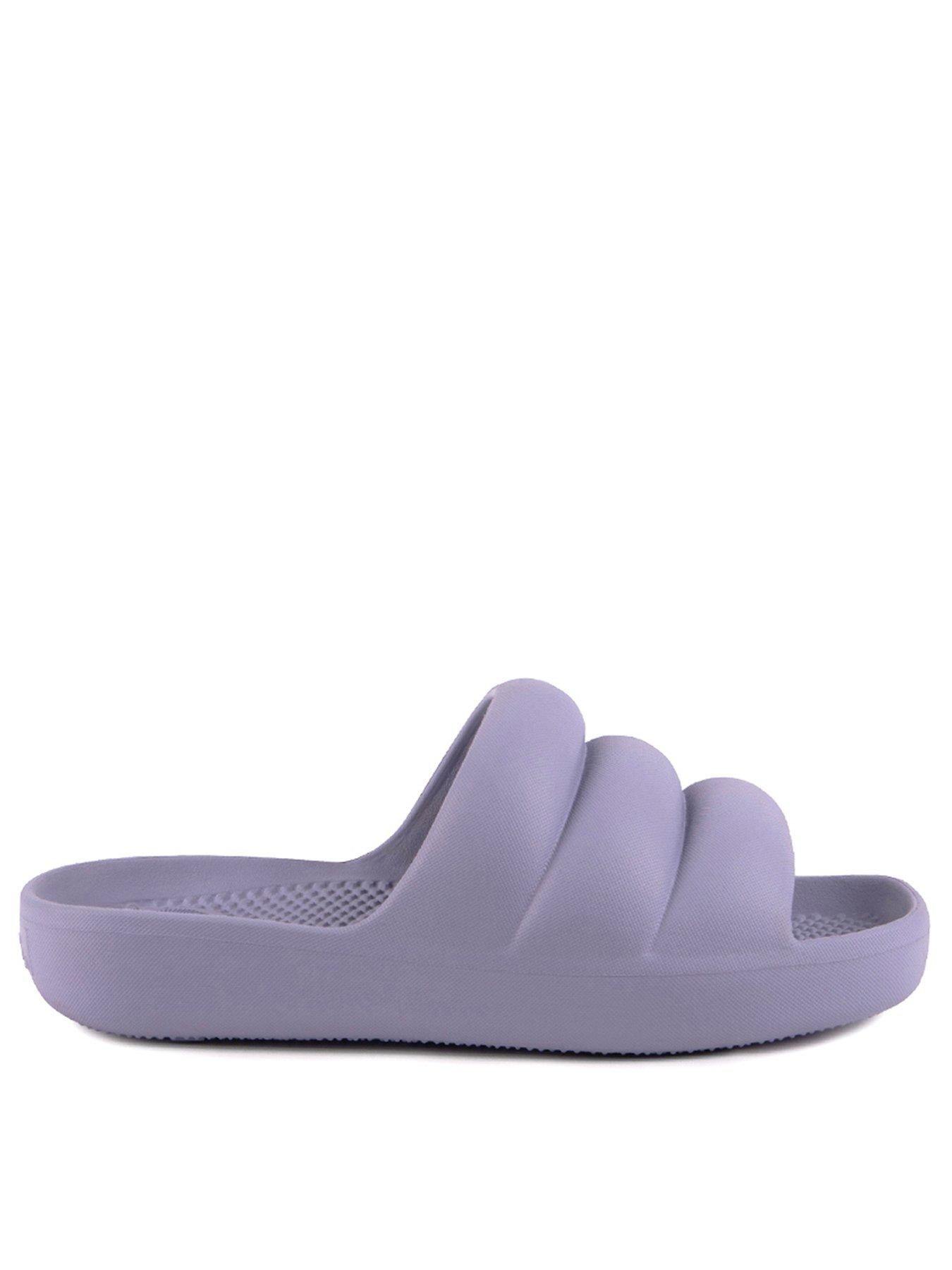 Image 2 of 6 of TOTES Totes Solbounce Moulded Puffy Slide - Periwinkle