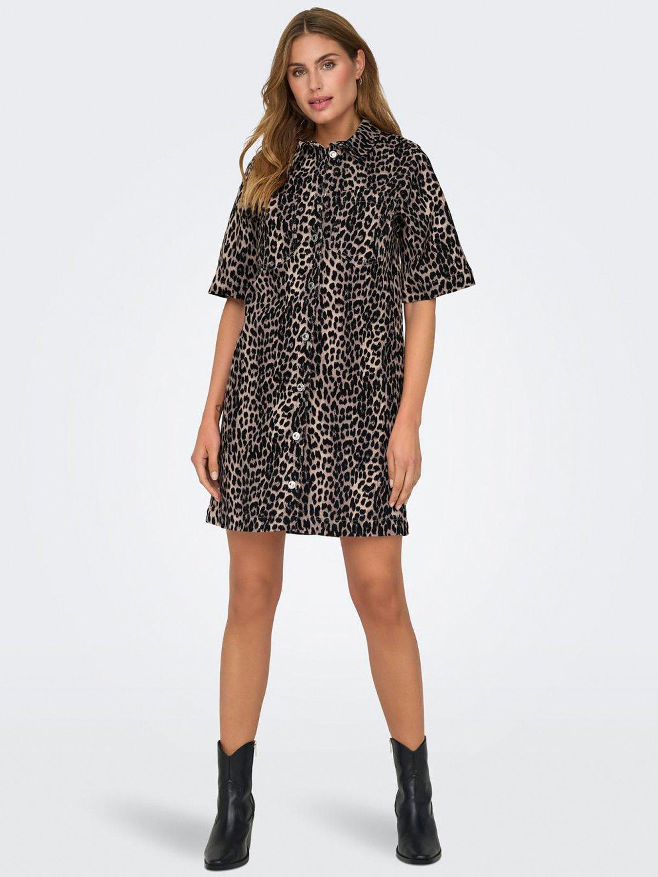 only-leopard-print-denim-mini-dress-blackback