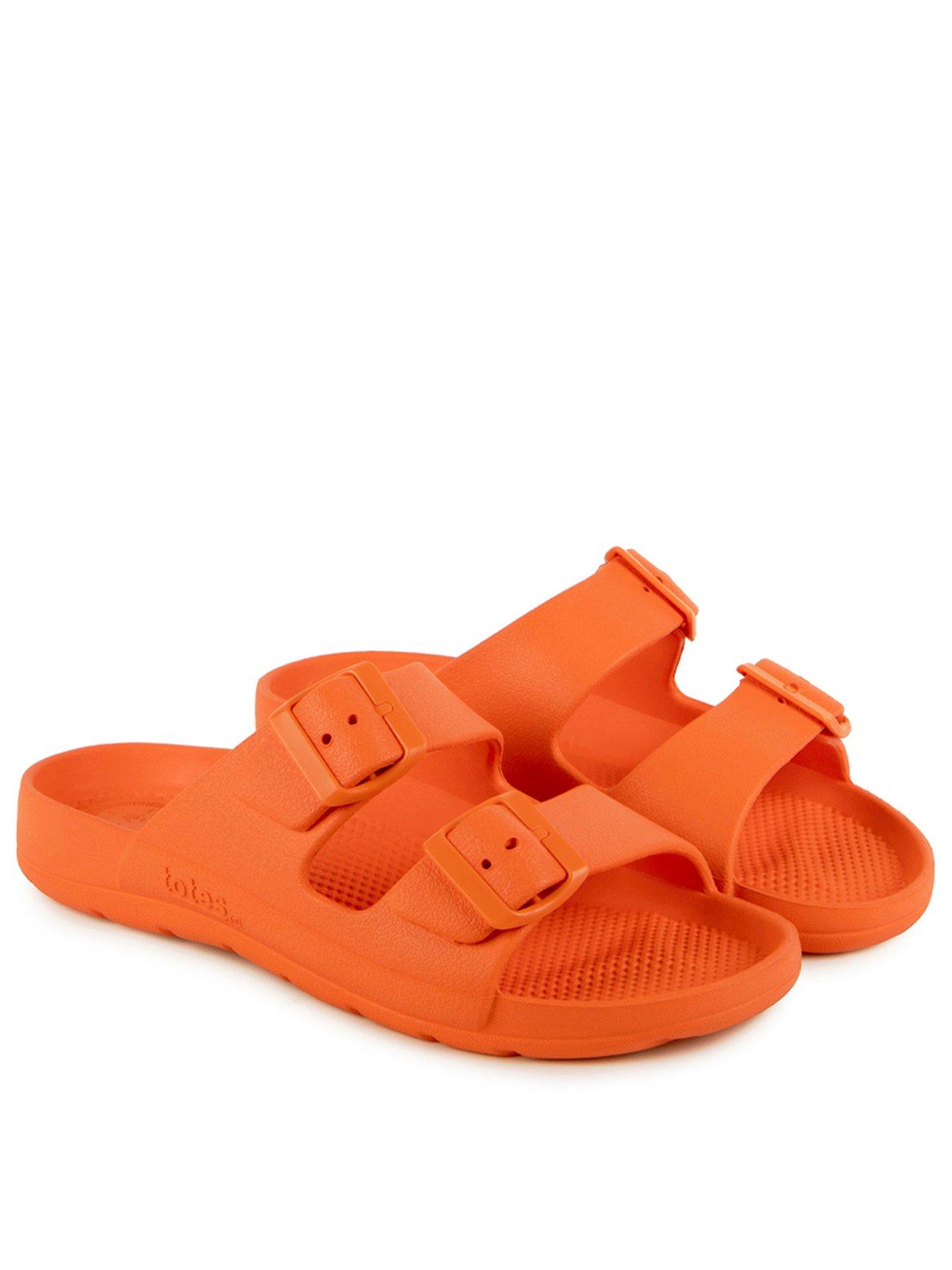 totes-totes-solbounce-double-adjustable-buckle-slide-orange