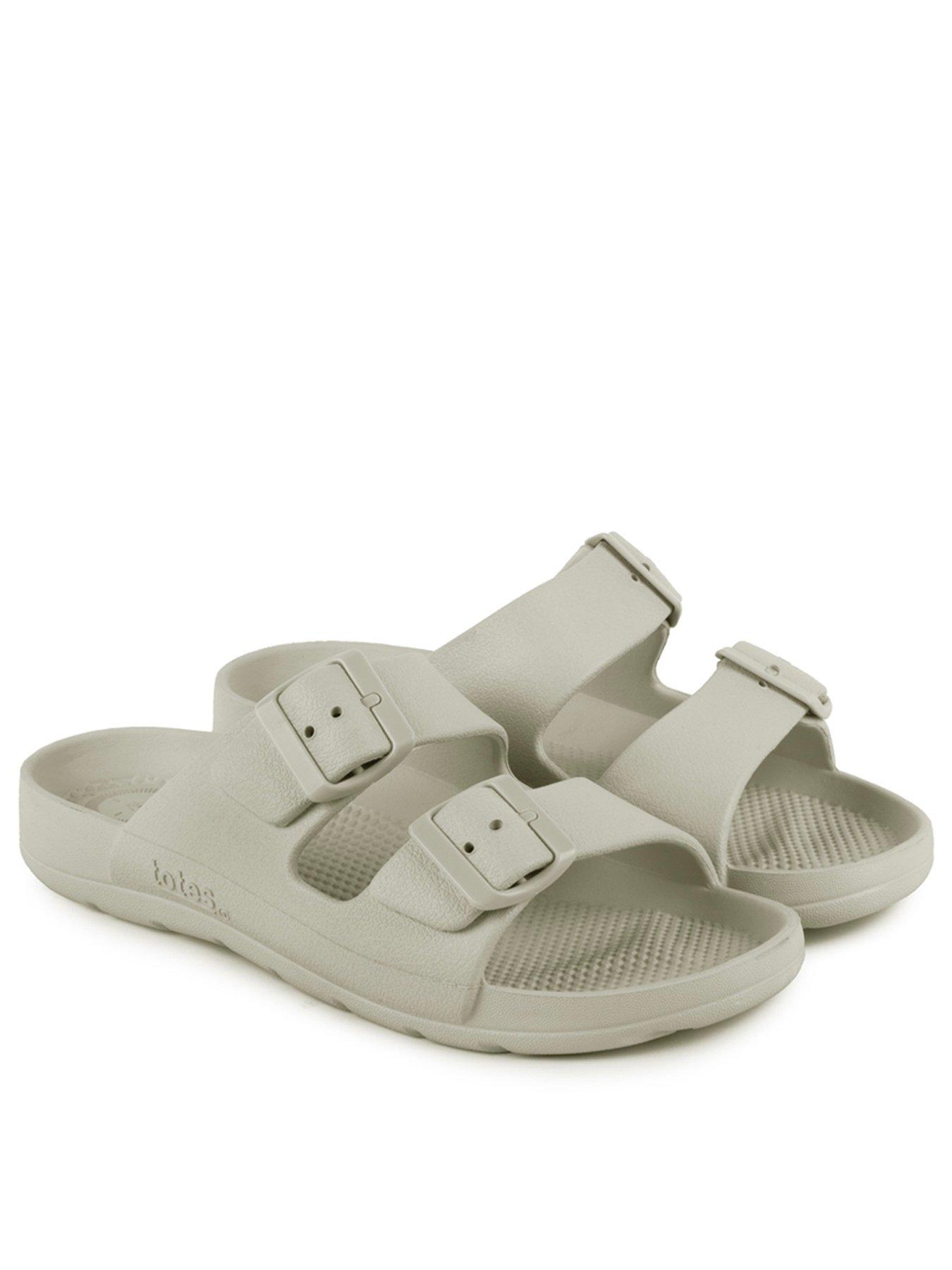 TOTES Totes Solbounce Double Adjustable Buckle Slide - Stone