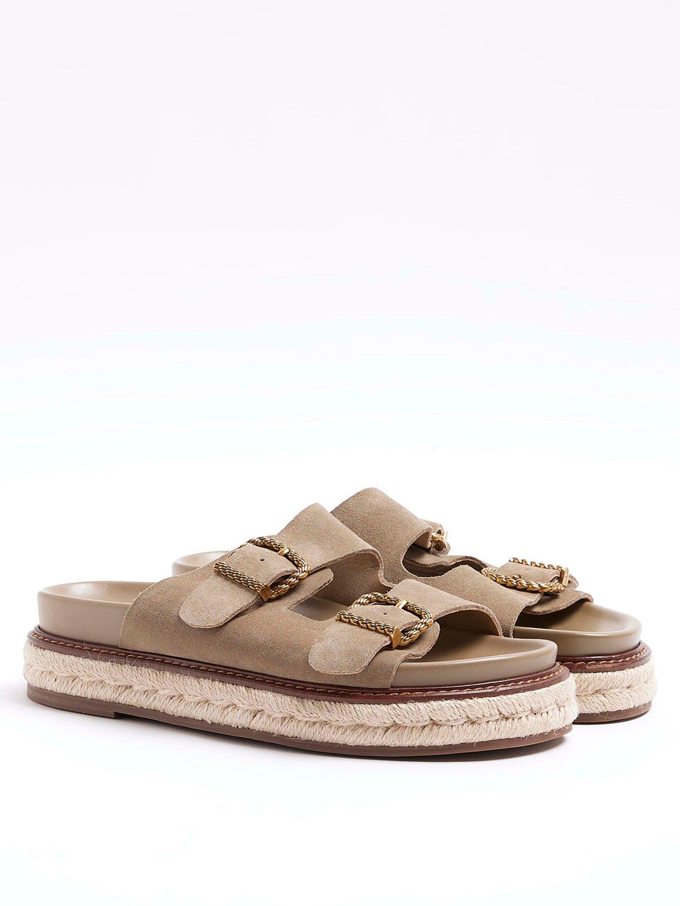 river-island-two-buckle-sandal-beigeoutfit