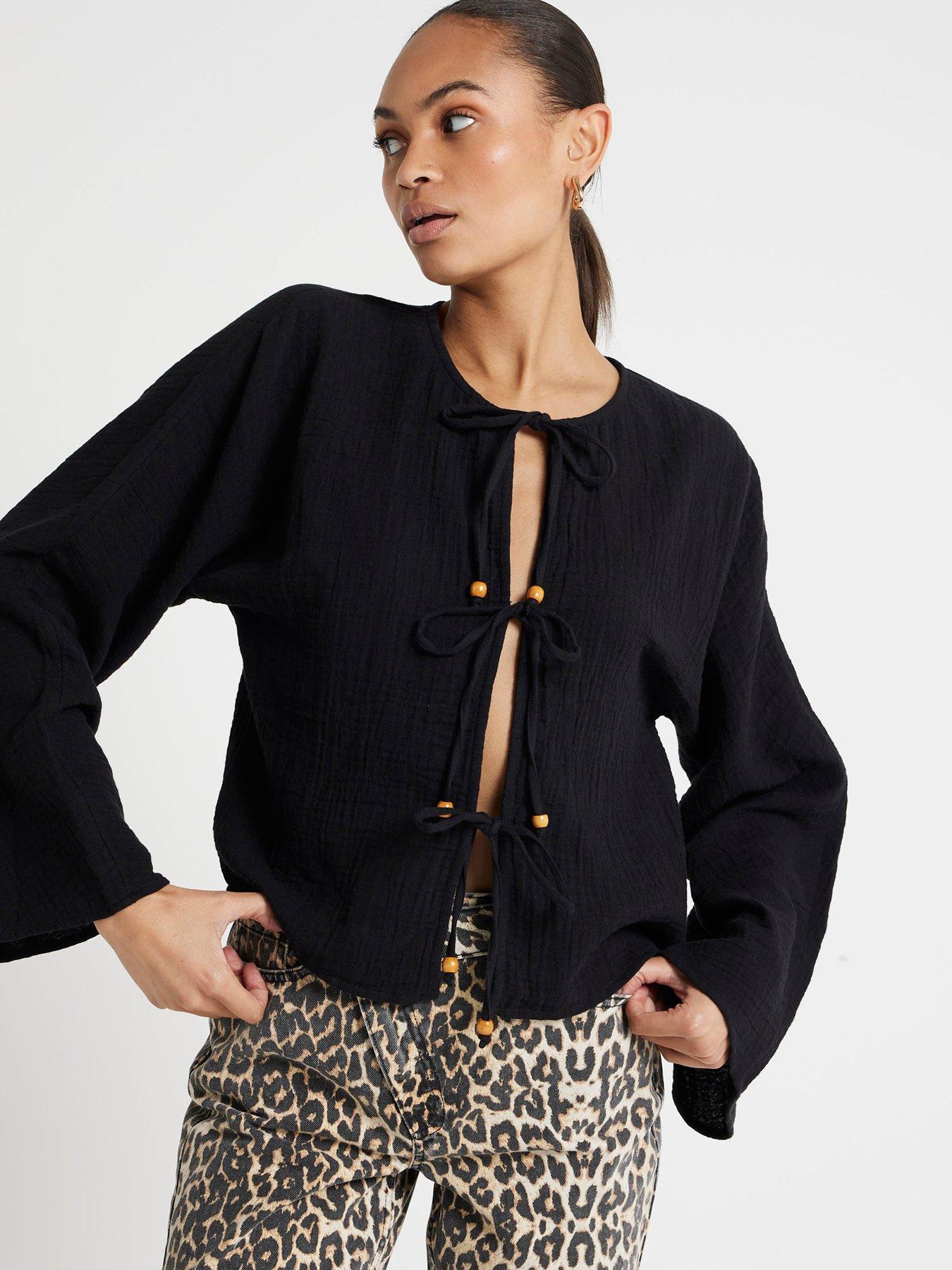 river-island-double-faced-top-blackfront