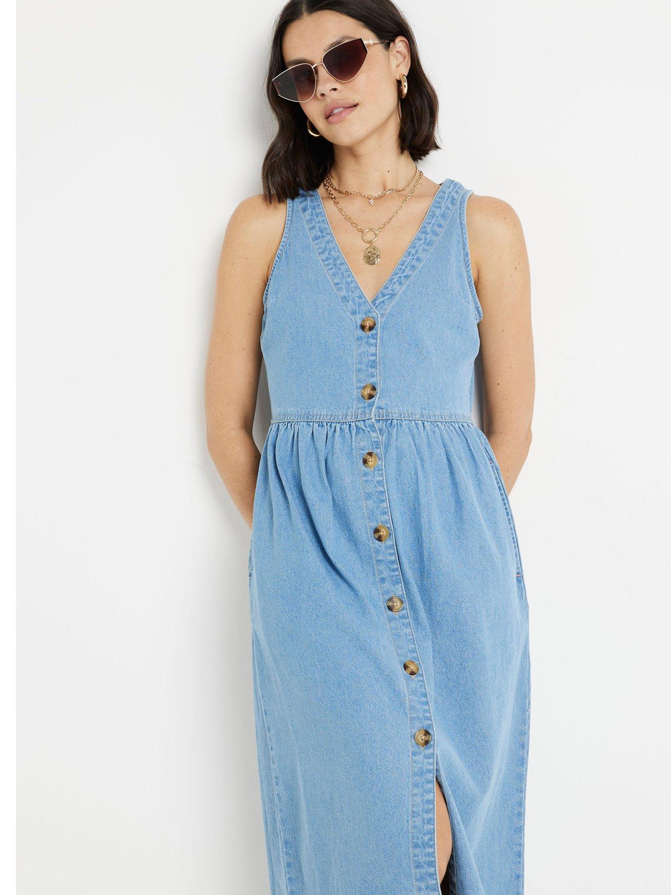 river-island-denim-midi-dress-medium-denimoutfit