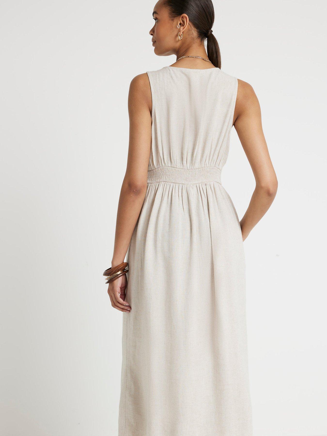 river-island-linen-cutwork-midi-dress-beigestillFront