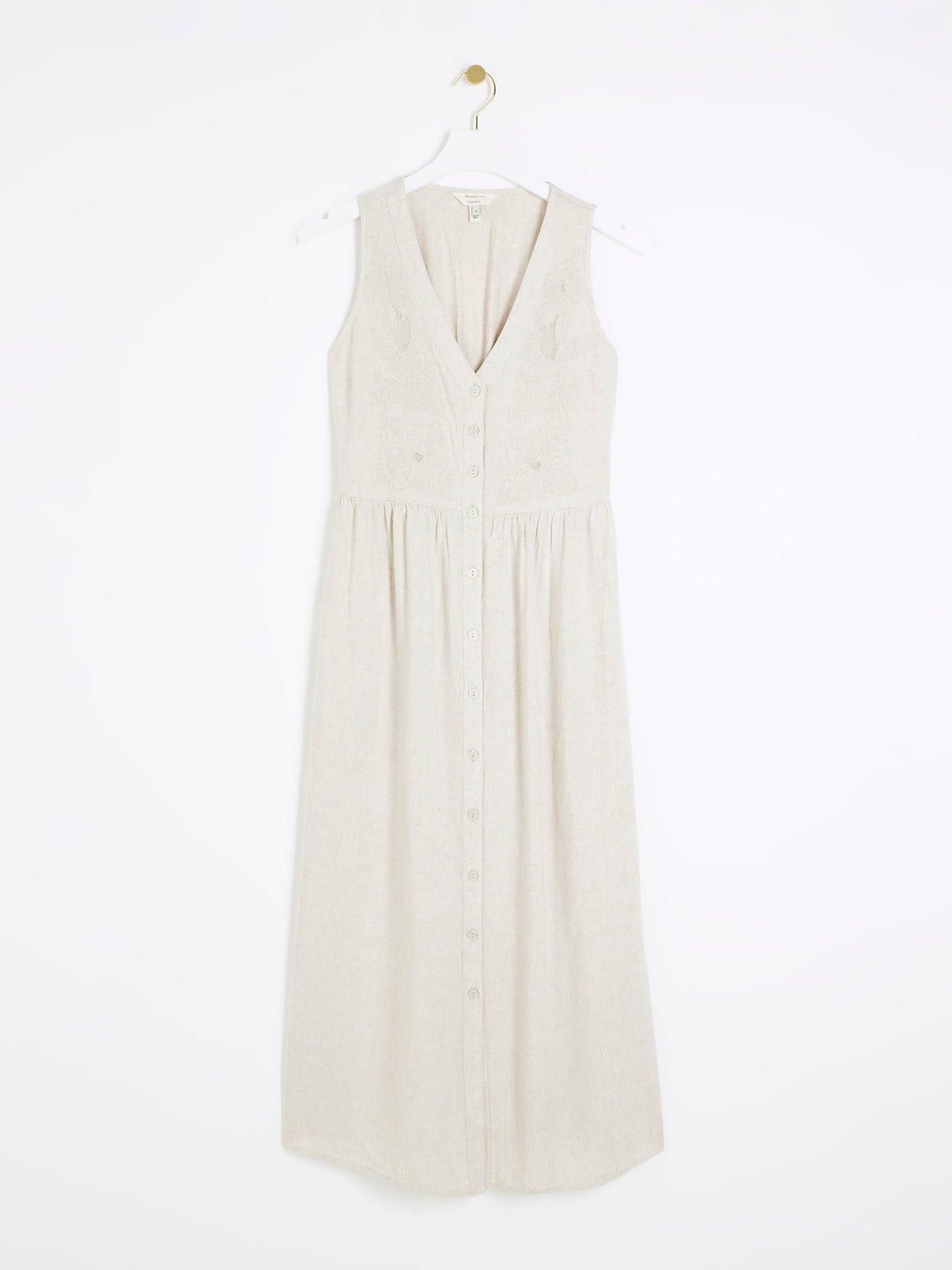 river-island-linen-cutwork-midi-dress-beigedetail