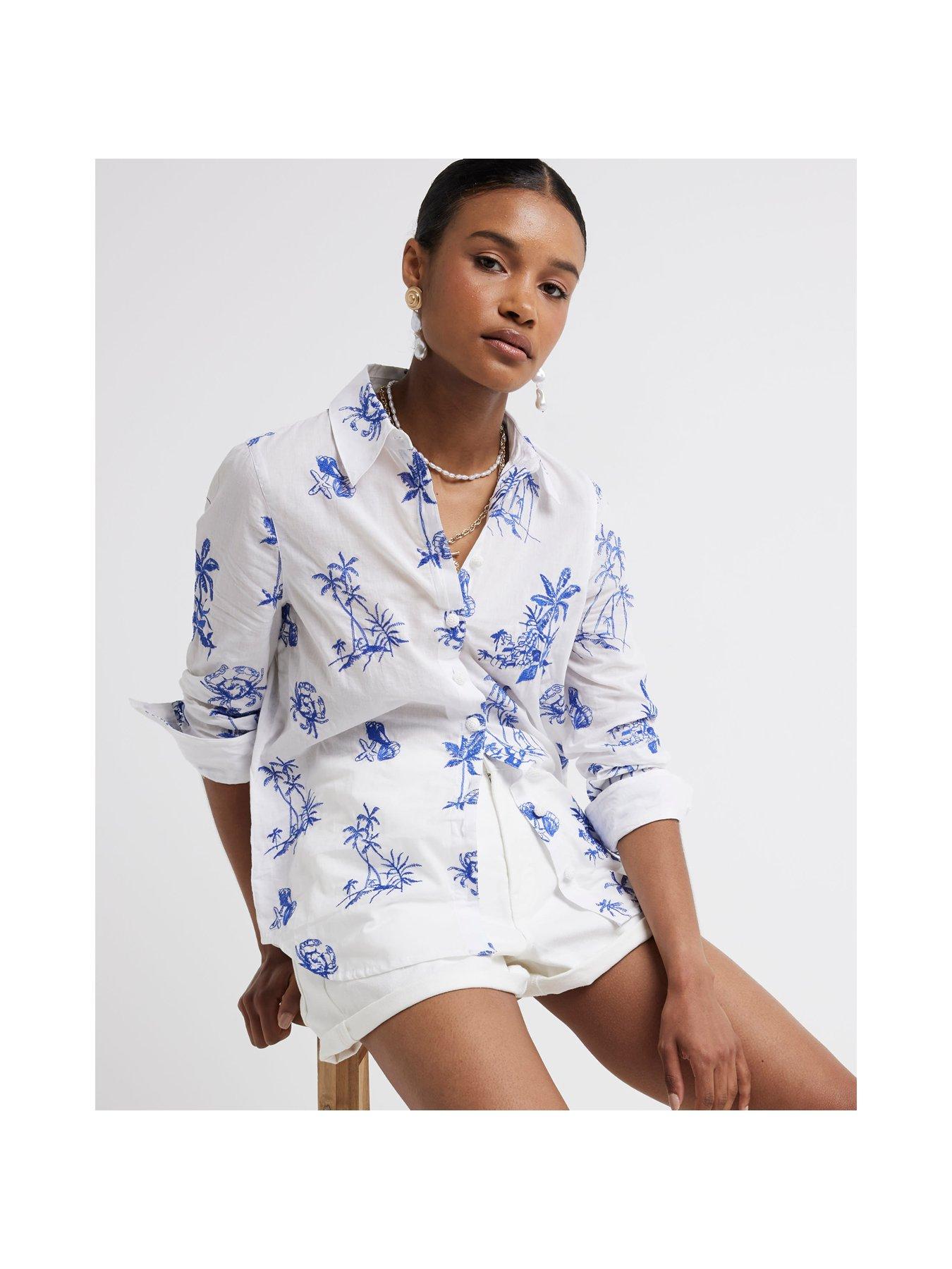 river-island-embellished-print-beach-shirt-co-ordnbsp--whitestillFront