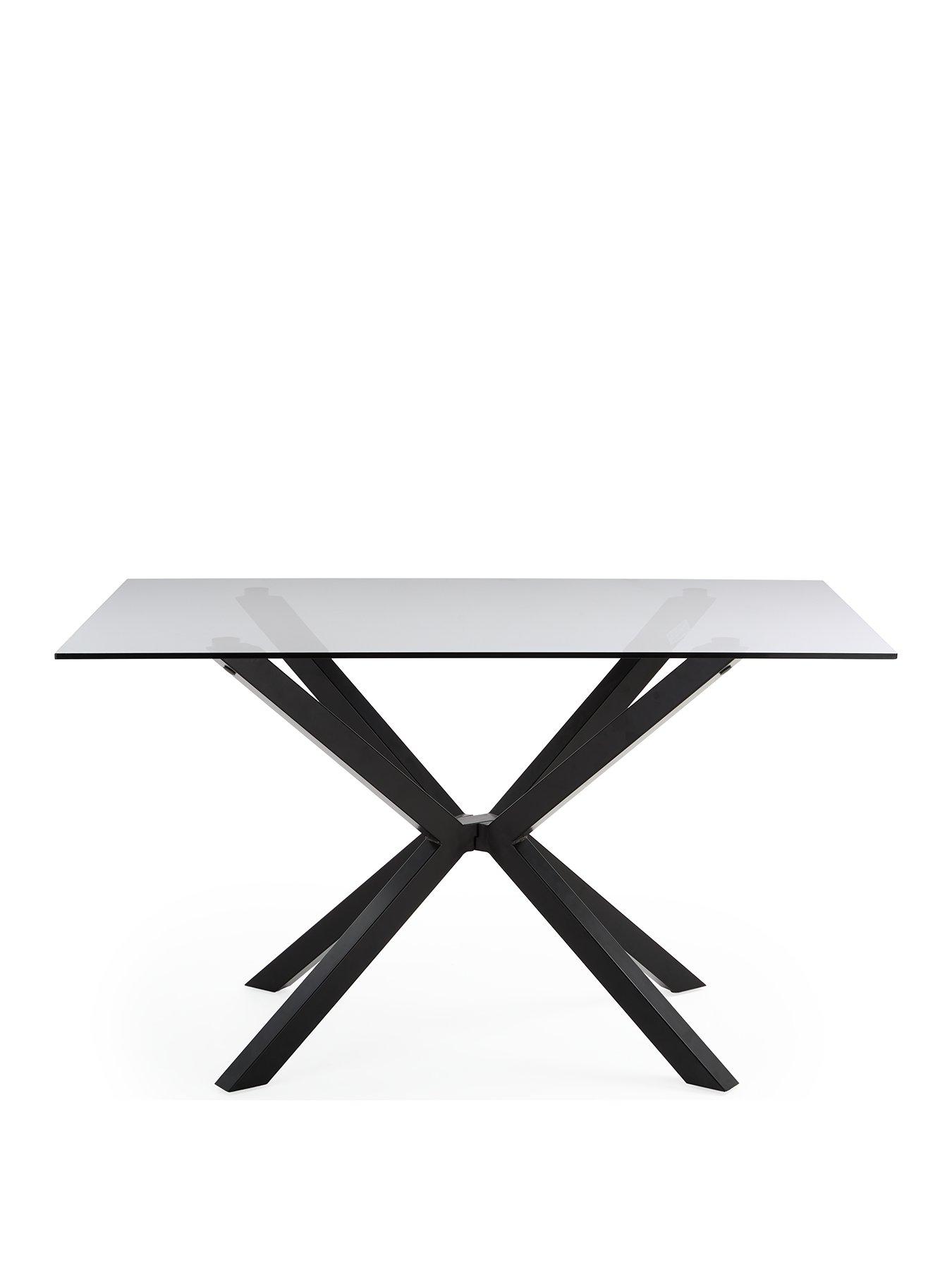 very-home-chopsticknbsp130nbspcm-rectangular-glass-topnbspdining-table-blackback