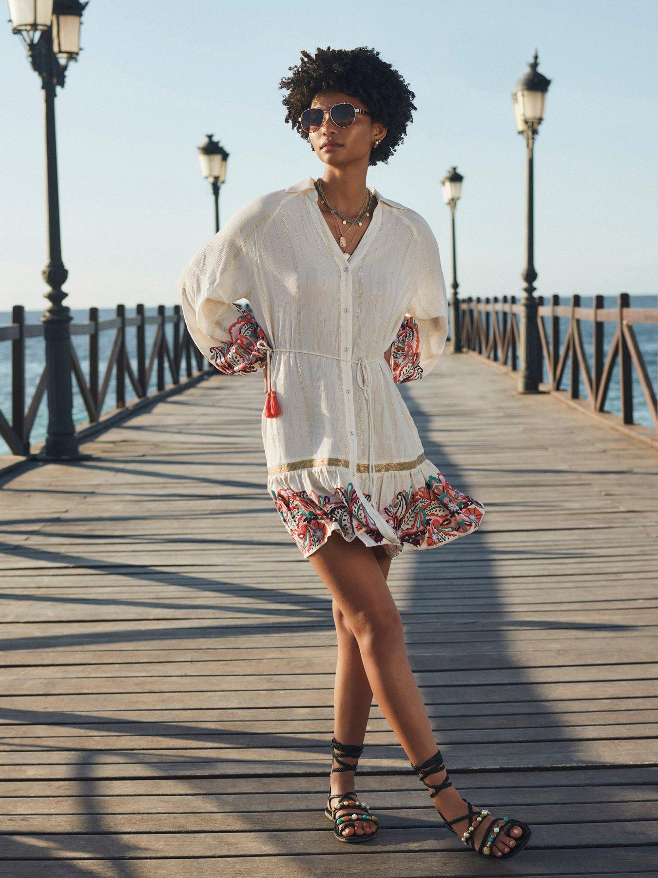 river-island-printed-shirt-dress-cream