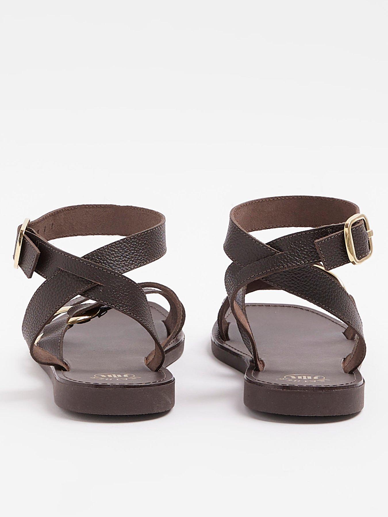 river-island-gladiator-sandal-dark-brownback