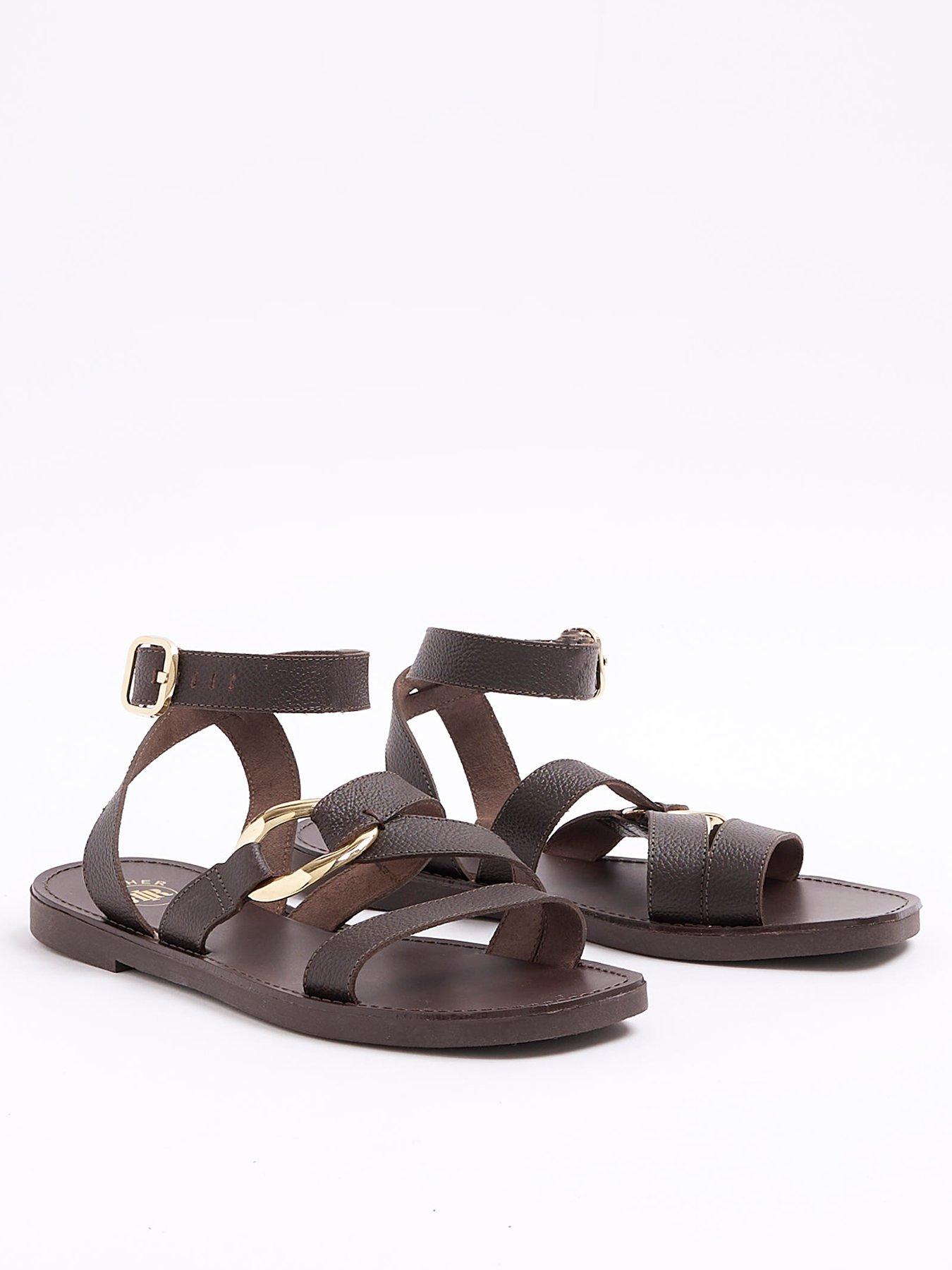 river-island-gladiator-sandal-dark-brownoutfit